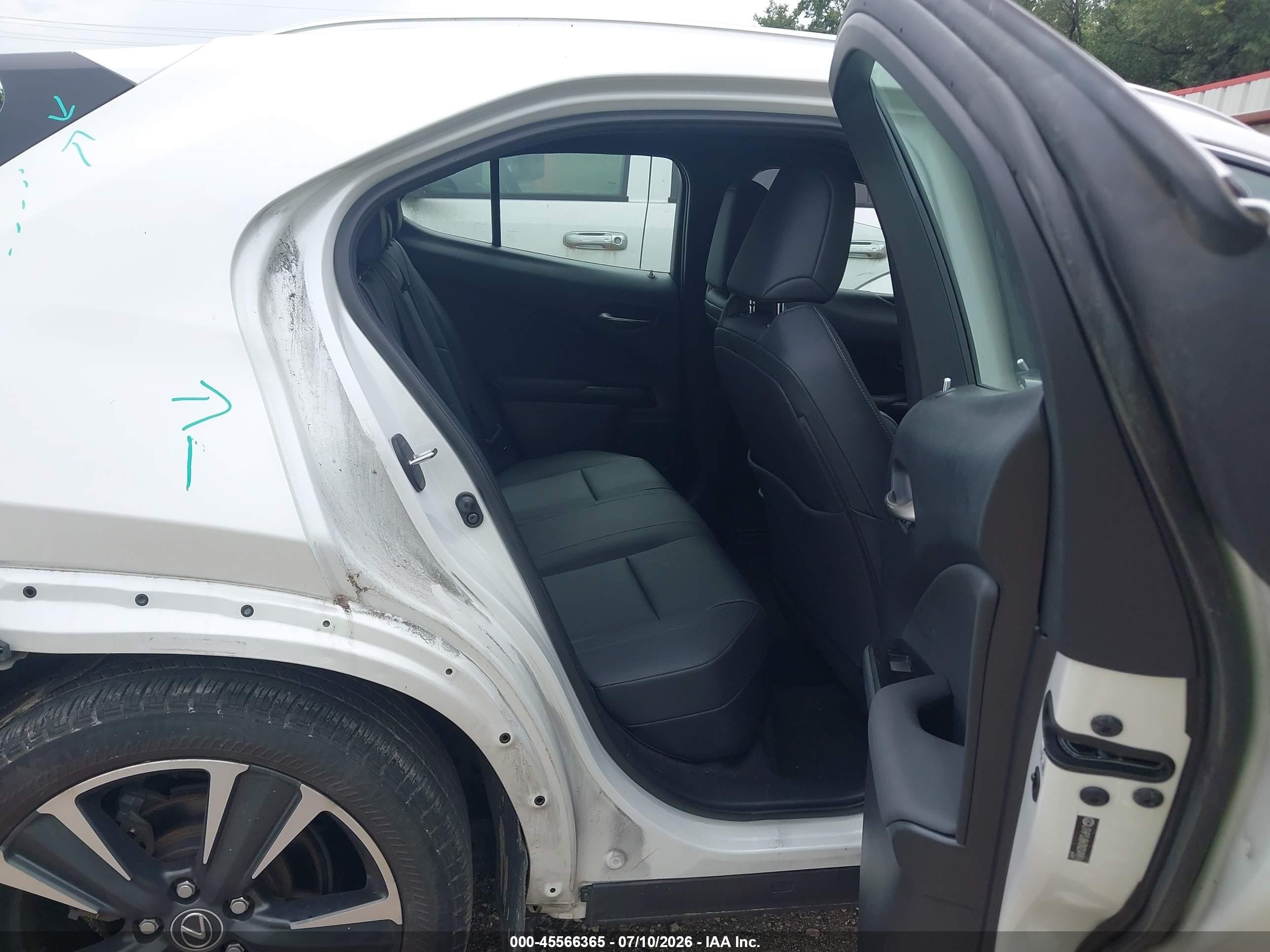2022 Lexus Ux 200 White vin: JTHP3JBH3N2049816