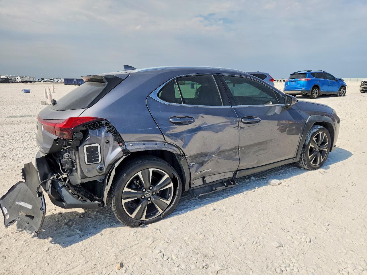 2020 Lexus Ux 250h Gray vin: JTHP9JBH0L2025775