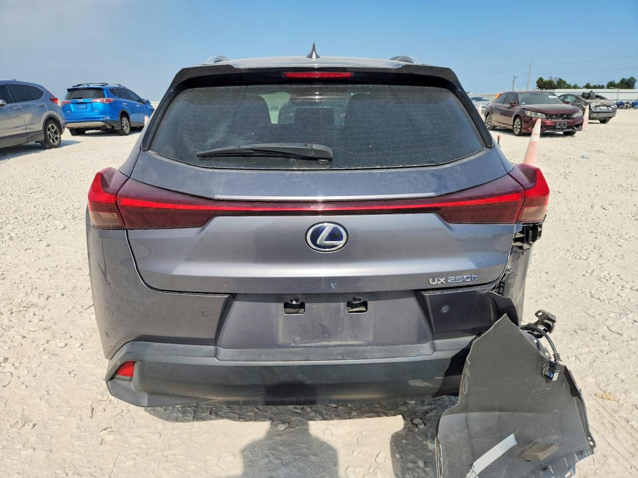 2020 Lexus Ux 250h Gray vin: JTHP9JBH0L2025775