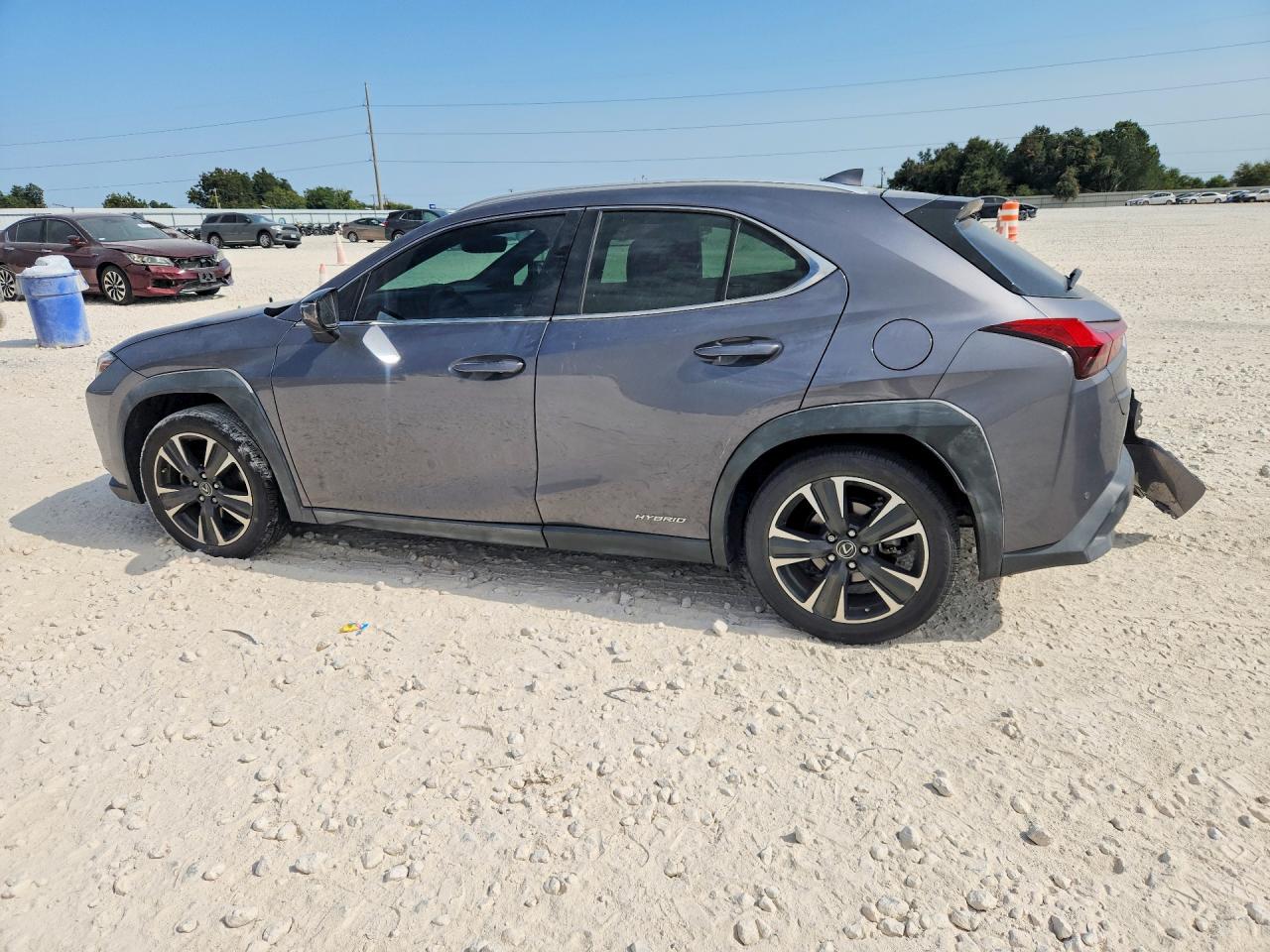 2020 Lexus Ux 250h Gray vin: JTHP9JBH0L2025775