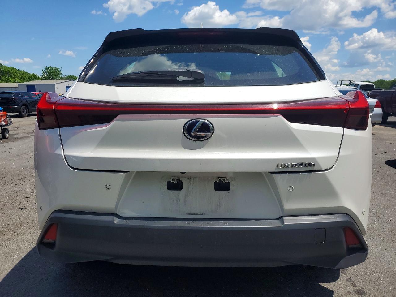 2021 Lexus Ux 250h White vin: JTHP9JBH2M2037458