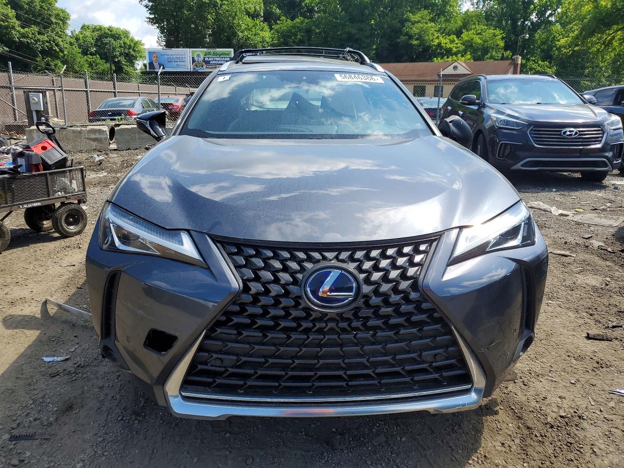2022 Lexus Ux 250h Base Gray vin: JTHP9JBH2N2061647
