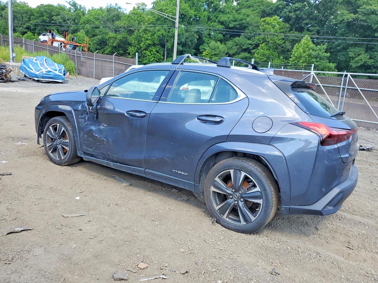 2022 Lexus Ux 250h Base Gray vin: JTHP9JBH2N2061647