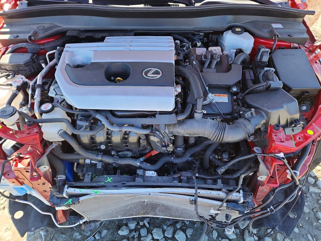 2023 Lexus Ux 250h Premium Red vin: JTHP9JBH2P2063448