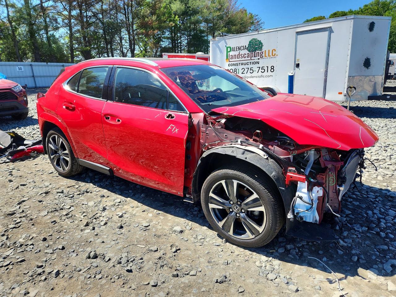 2023 Lexus Ux 250h Premium Red vin: JTHP9JBH2P2063448