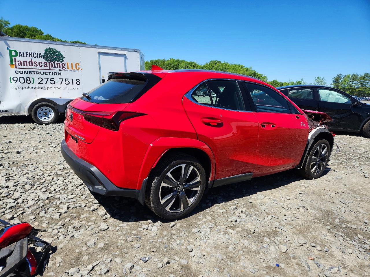 2023 Lexus Ux 250h Premium Red vin: JTHP9JBH2P2063448