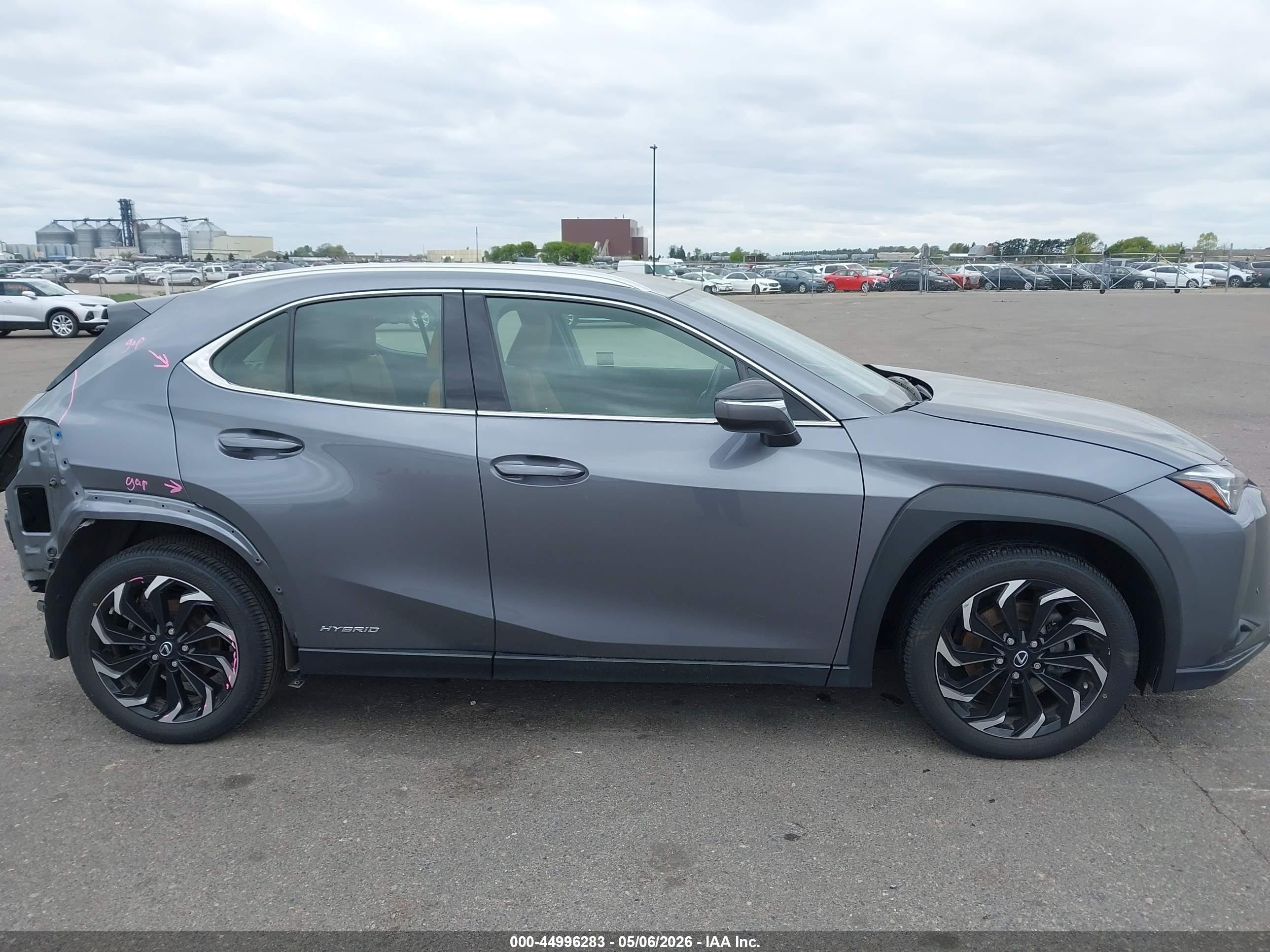 2020 Lexus Ux 250h   Gray vin: JTHP9JBH4L2031322