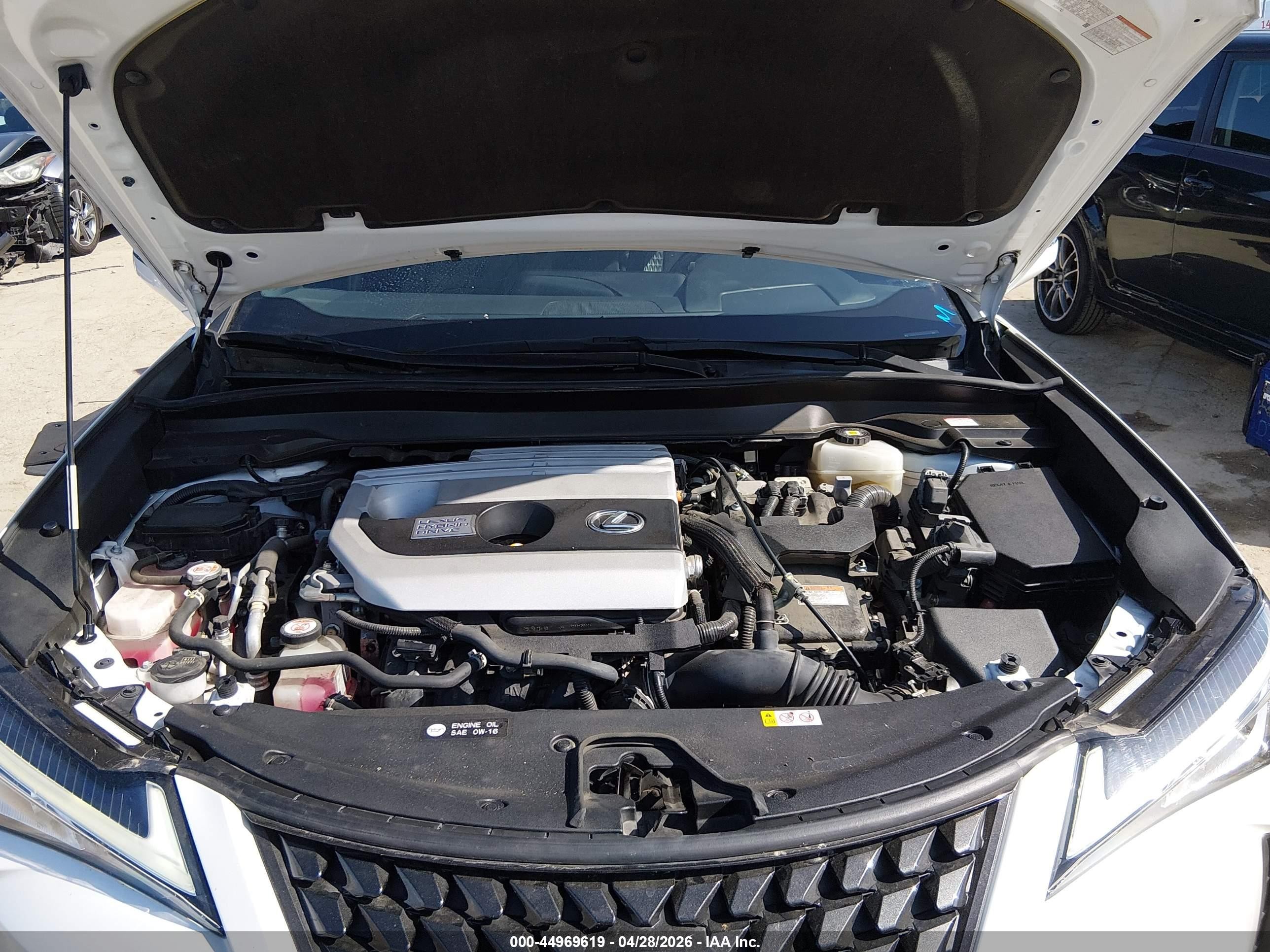 2021 Lexus Ux 250h   White vin: JTHP9JBH4M2042077