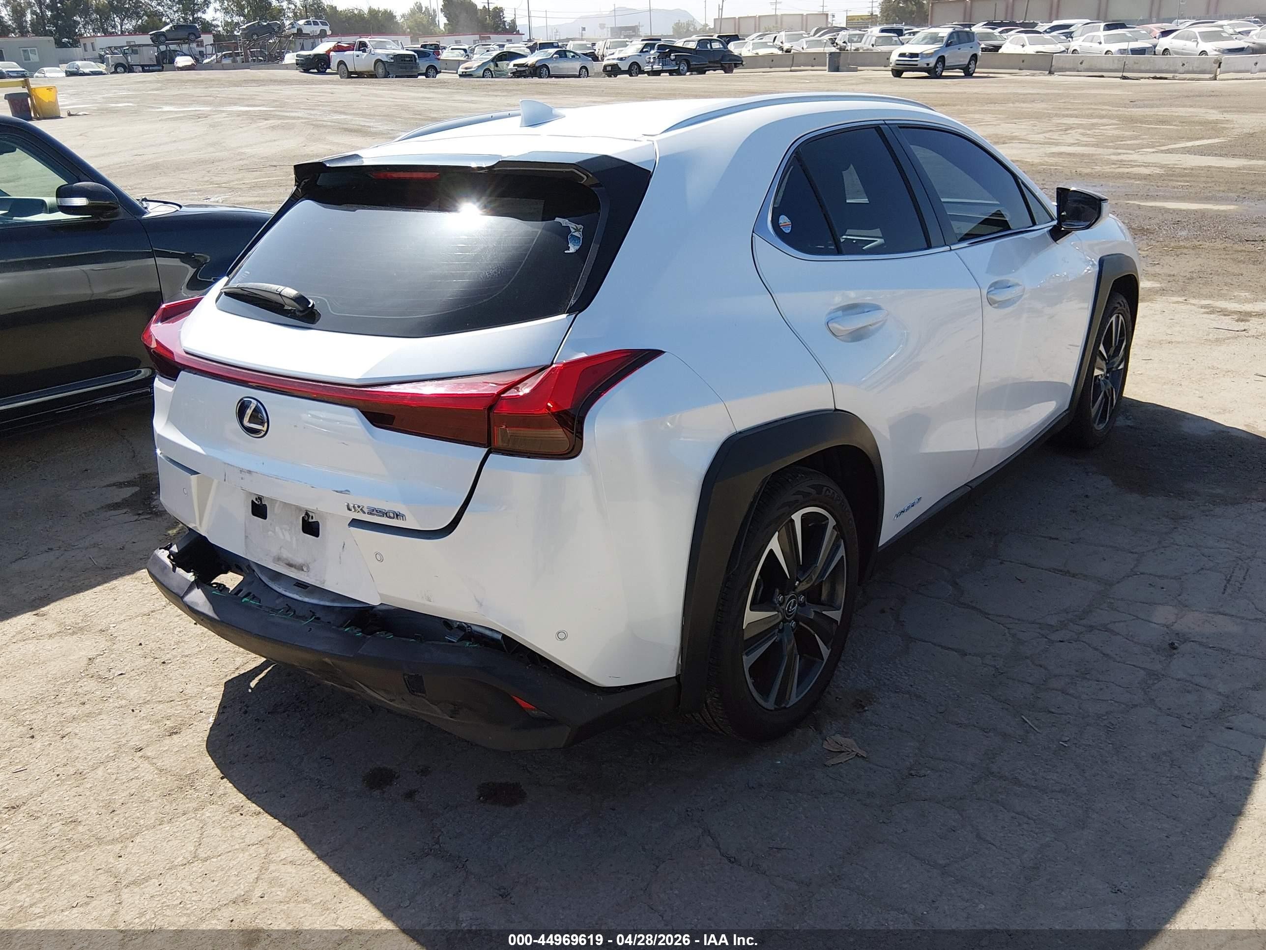 2021 Lexus Ux 250h   White vin: JTHP9JBH4M2042077