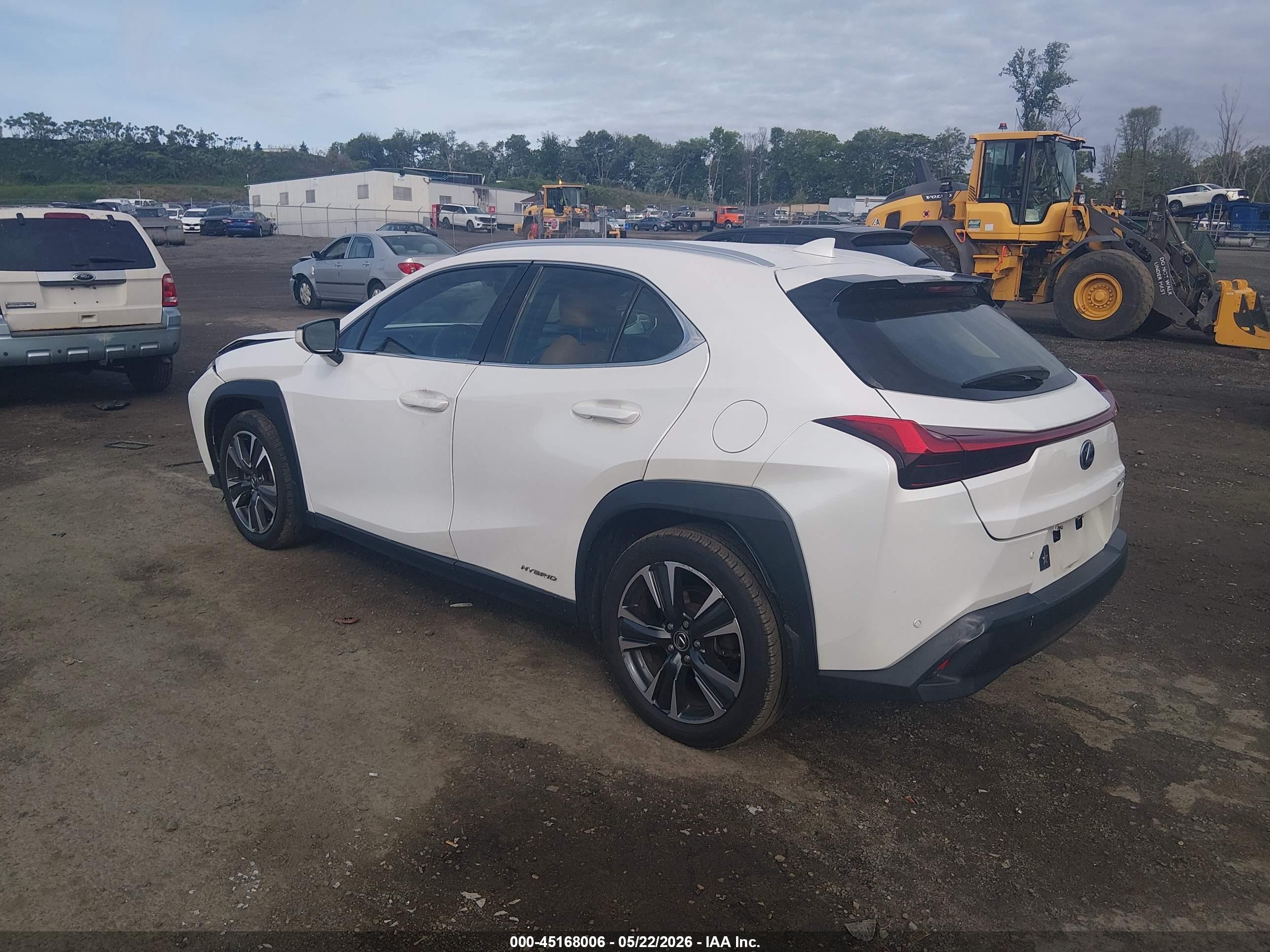 2020 Lexus Ux 250h White vin: JTHP9JBH6L2035534