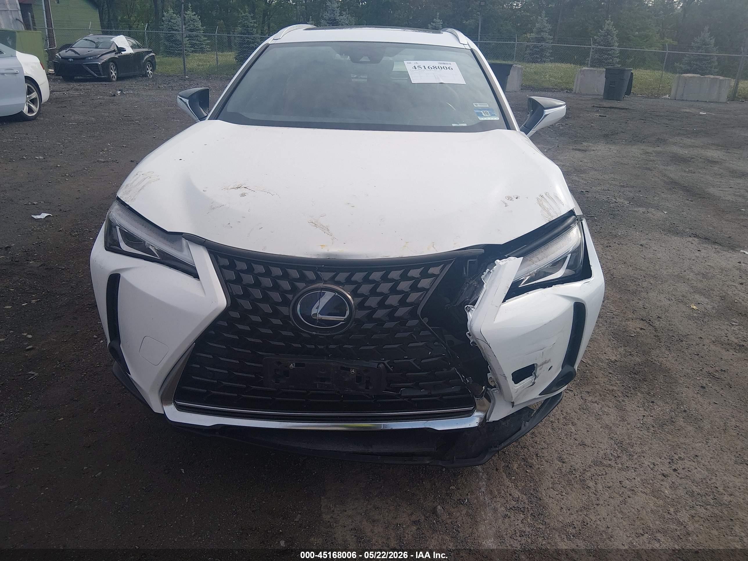 2020 Lexus Ux 250h White vin: JTHP9JBH6L2035534