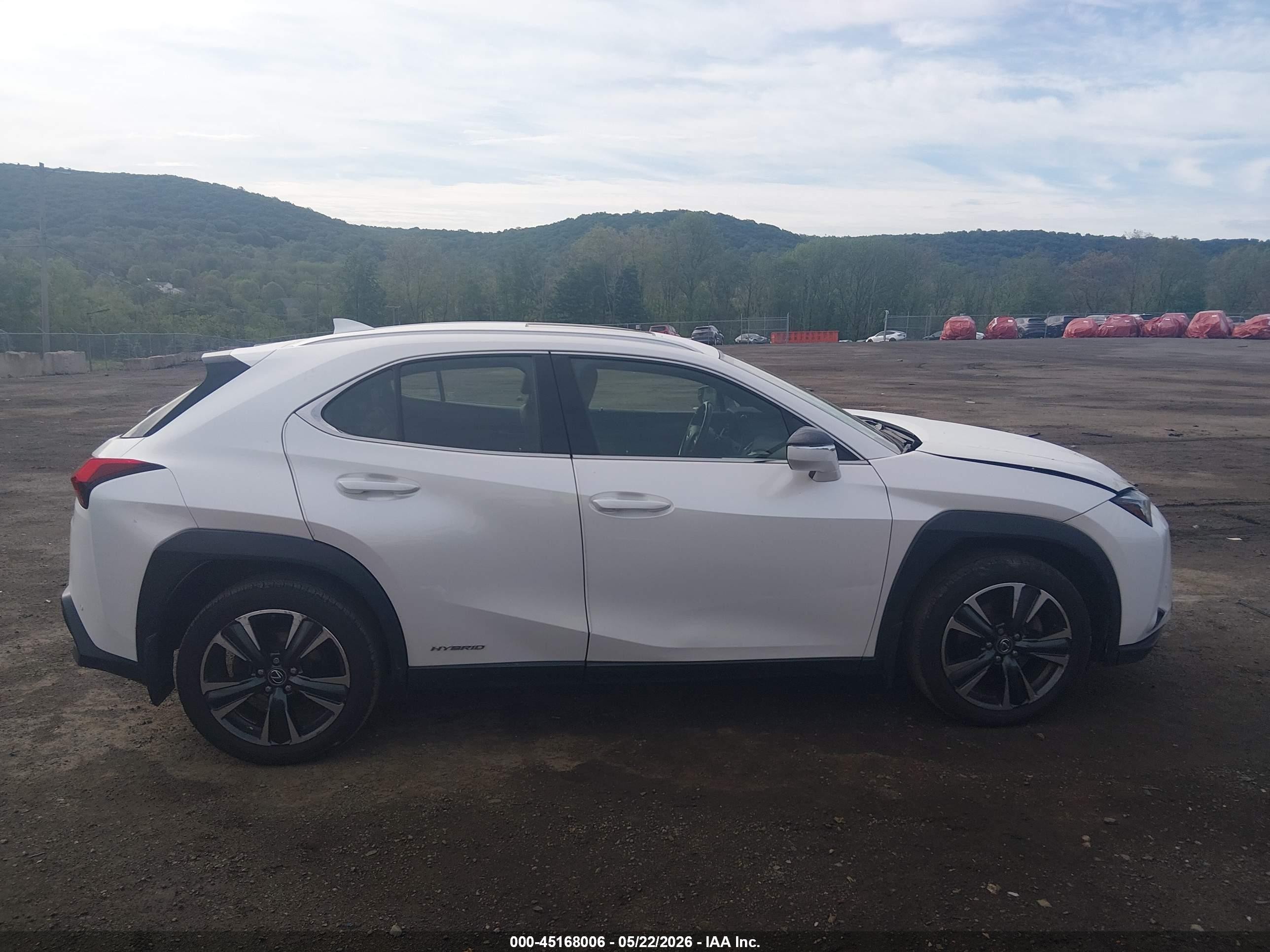 2020 Lexus Ux 250h White vin: JTHP9JBH6L2035534