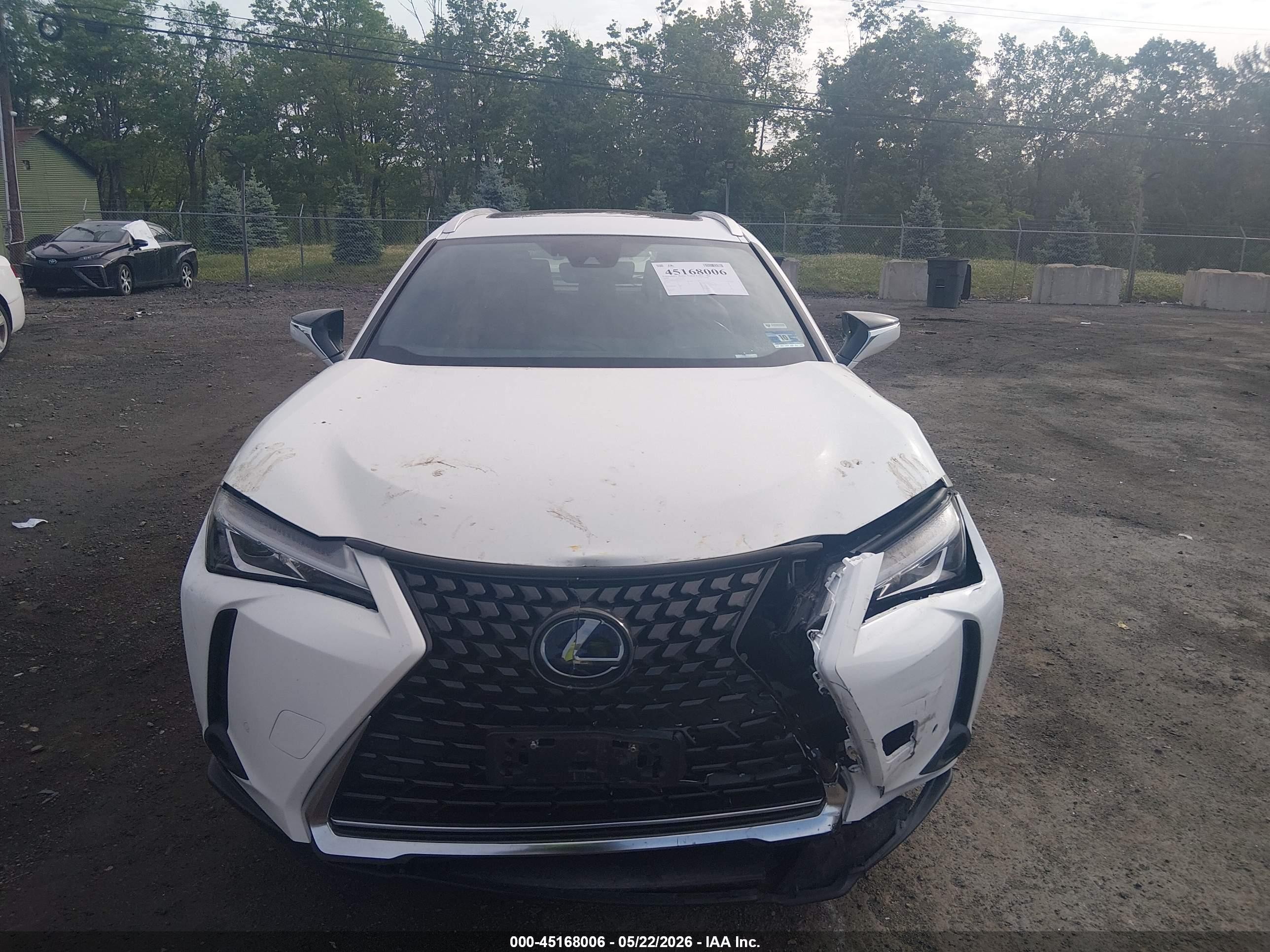 2020 Lexus Ux 250h White vin: JTHP9JBH6L2035534