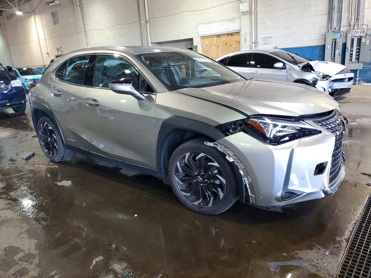 2020 Lexus Ux 250h Silver vin: JTHP9JBH6L2036148