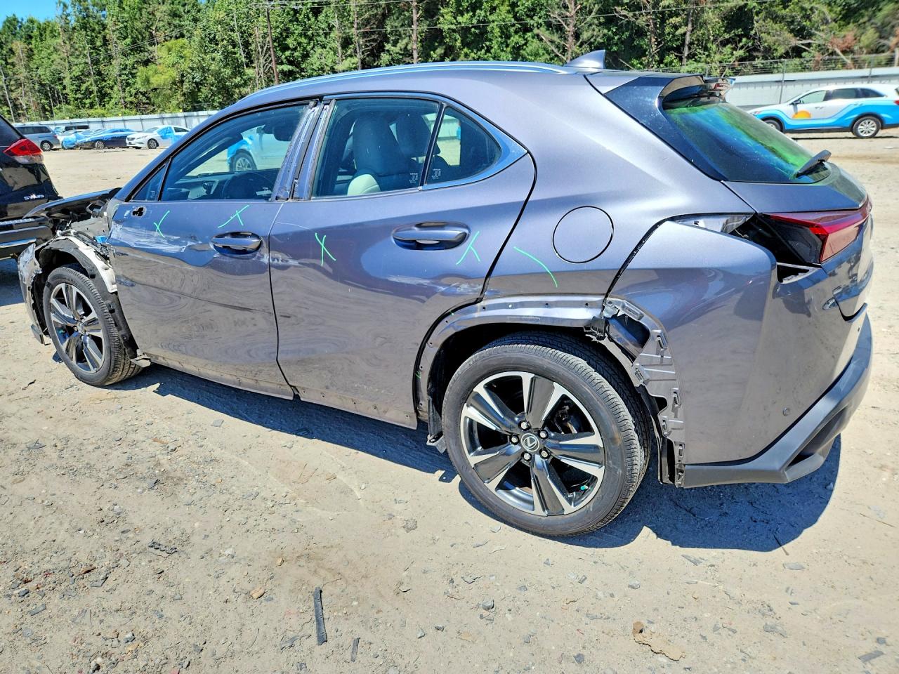 2021 Lexus Ux 250h Gray vin: JTHP9JBH8M2037965