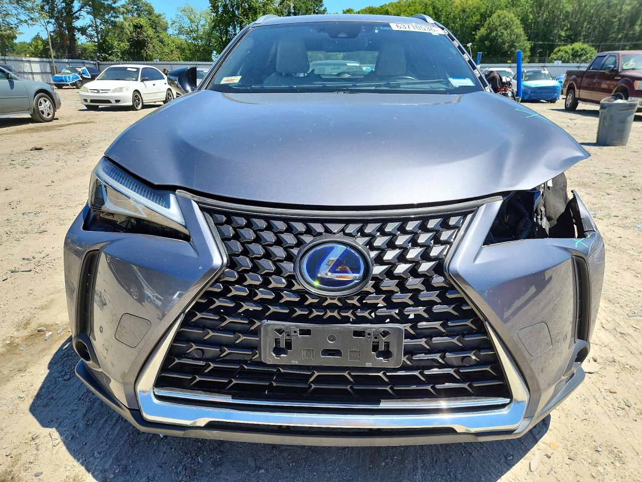 2021 Lexus Ux 250h Gray vin: JTHP9JBH8M2037965