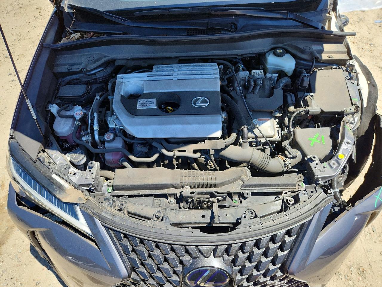 2021 Lexus Ux 250h Gray vin: JTHP9JBH8M2037965