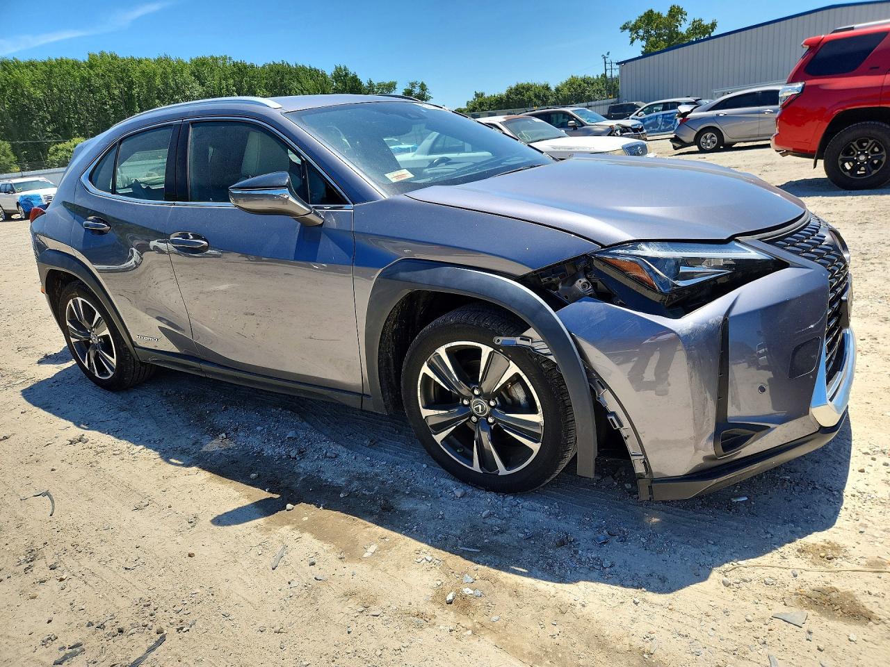 2021 Lexus Ux 250h Gray vin: JTHP9JBH8M2037965