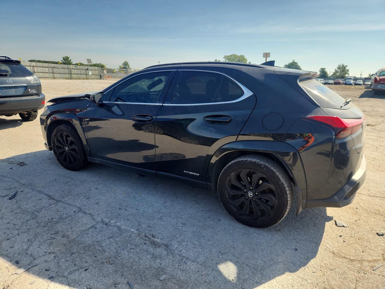 2021 Lexus Ux 250h Black vin: JTHP9JBH8M2047105