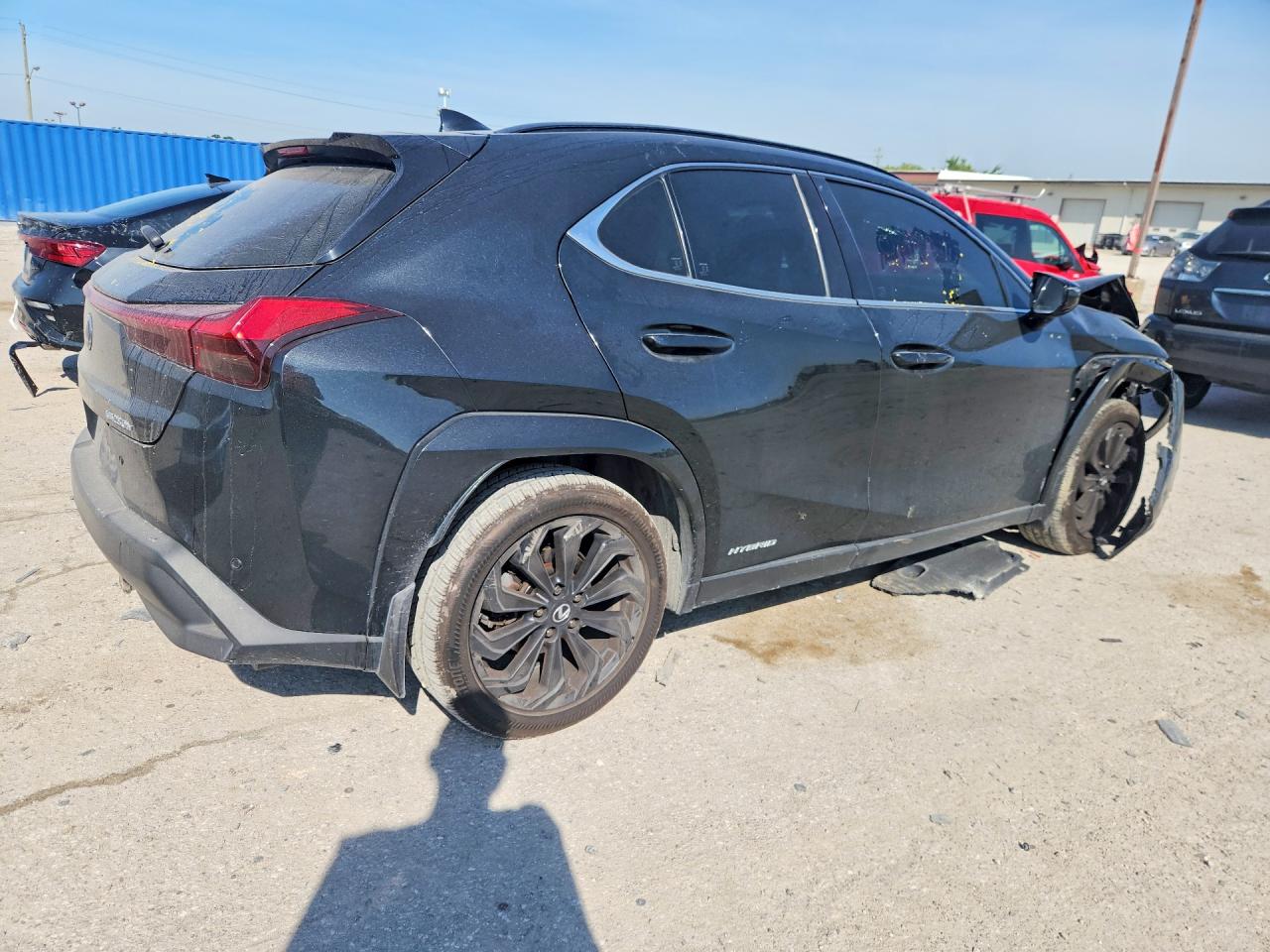 2021 Lexus Ux 250h Black vin: JTHP9JBH8M2047105