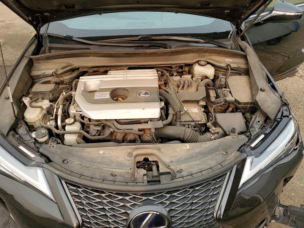 2020 Lexus Ux 250h Black vin: JTHR9JBH5L2032083