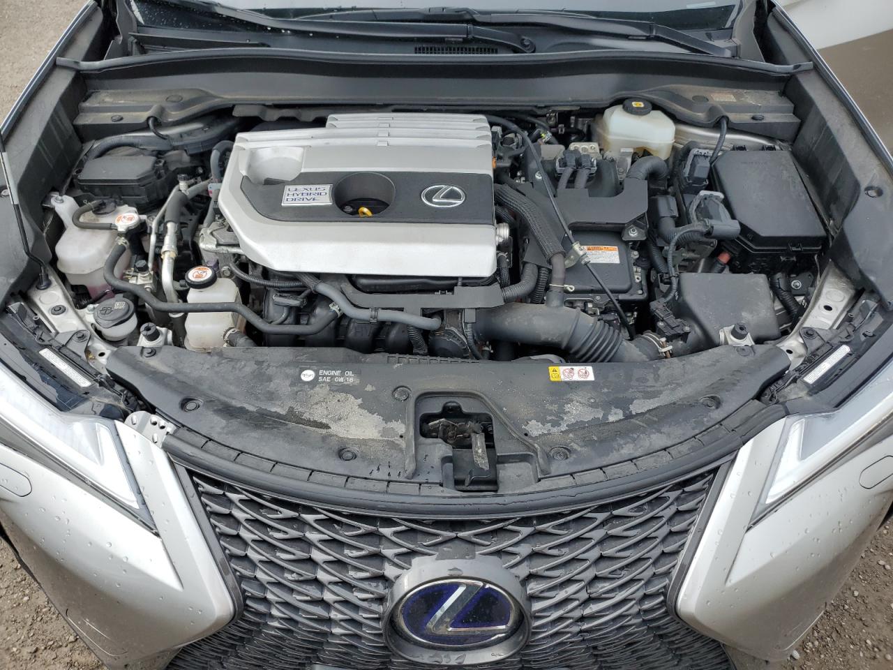 2021 Lexus Ux 250h Silver vin: JTHR9JBH5M2041383