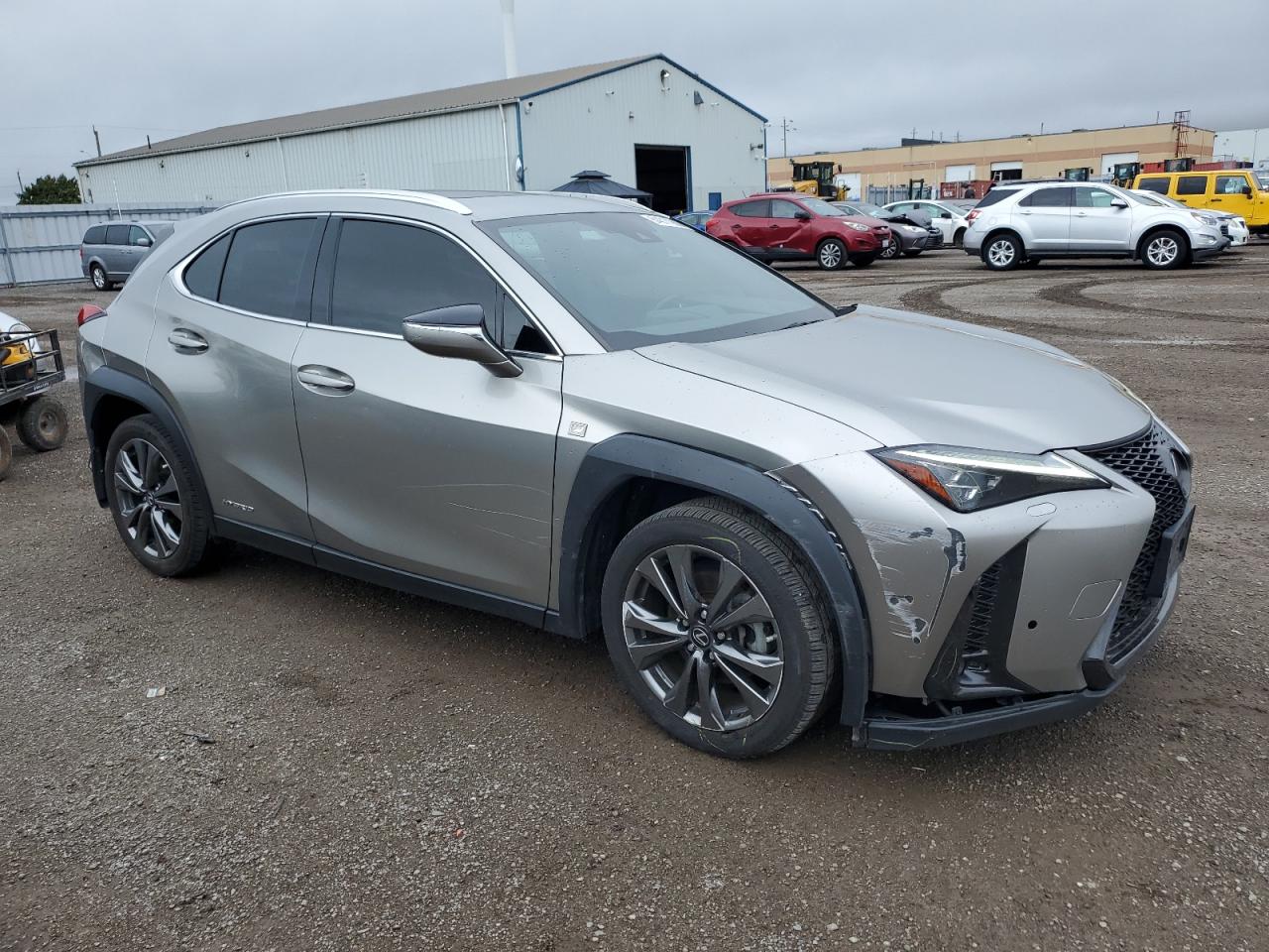2021 Lexus Ux 250h Silver vin: JTHR9JBH5M2041383