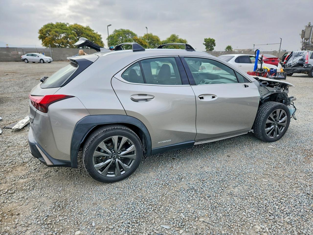 2020 Lexus Ux 250h Silver vin: JTHR9JBH9L2020549