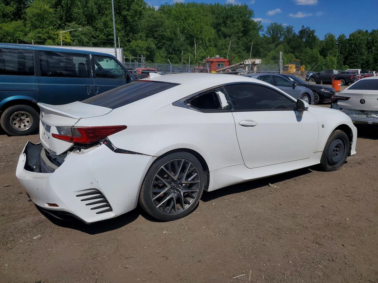 2018 Lexus Rc 300 White vin: JTHS85BC3J5004343