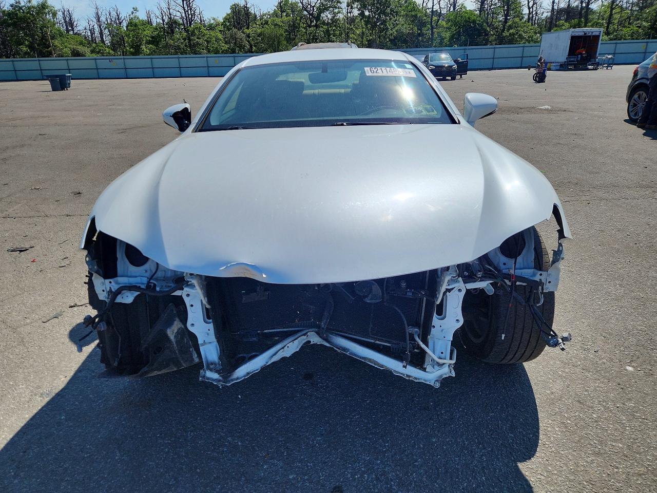 2015 Lexus Rc 350 White vin: JTHSE5BC0F5001089
