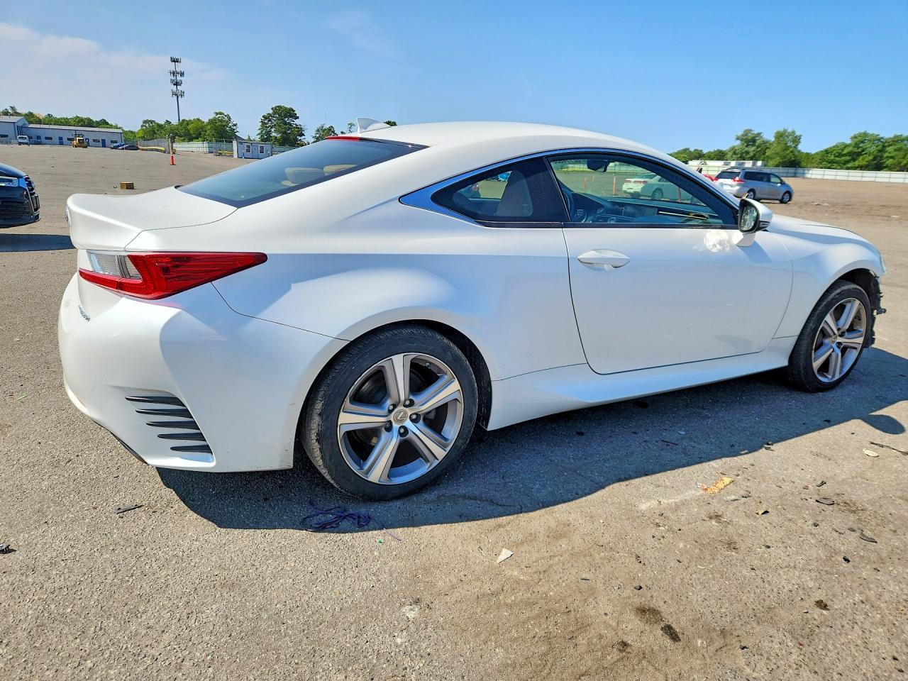 2015 Lexus Rc 350 White vin: JTHSE5BC0F5001089