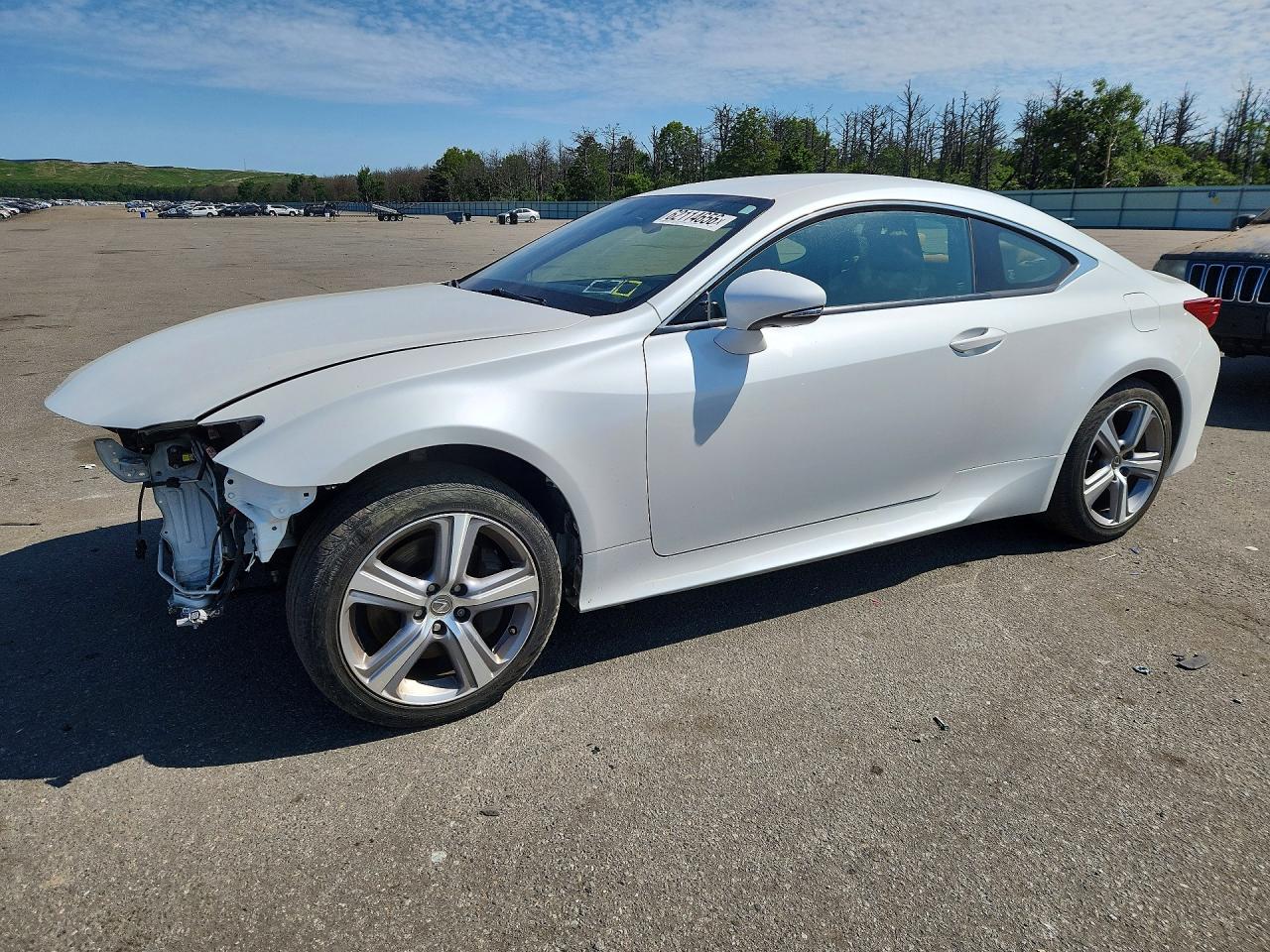 2015 Lexus Rc 350 White vin: JTHSE5BC0F5001089