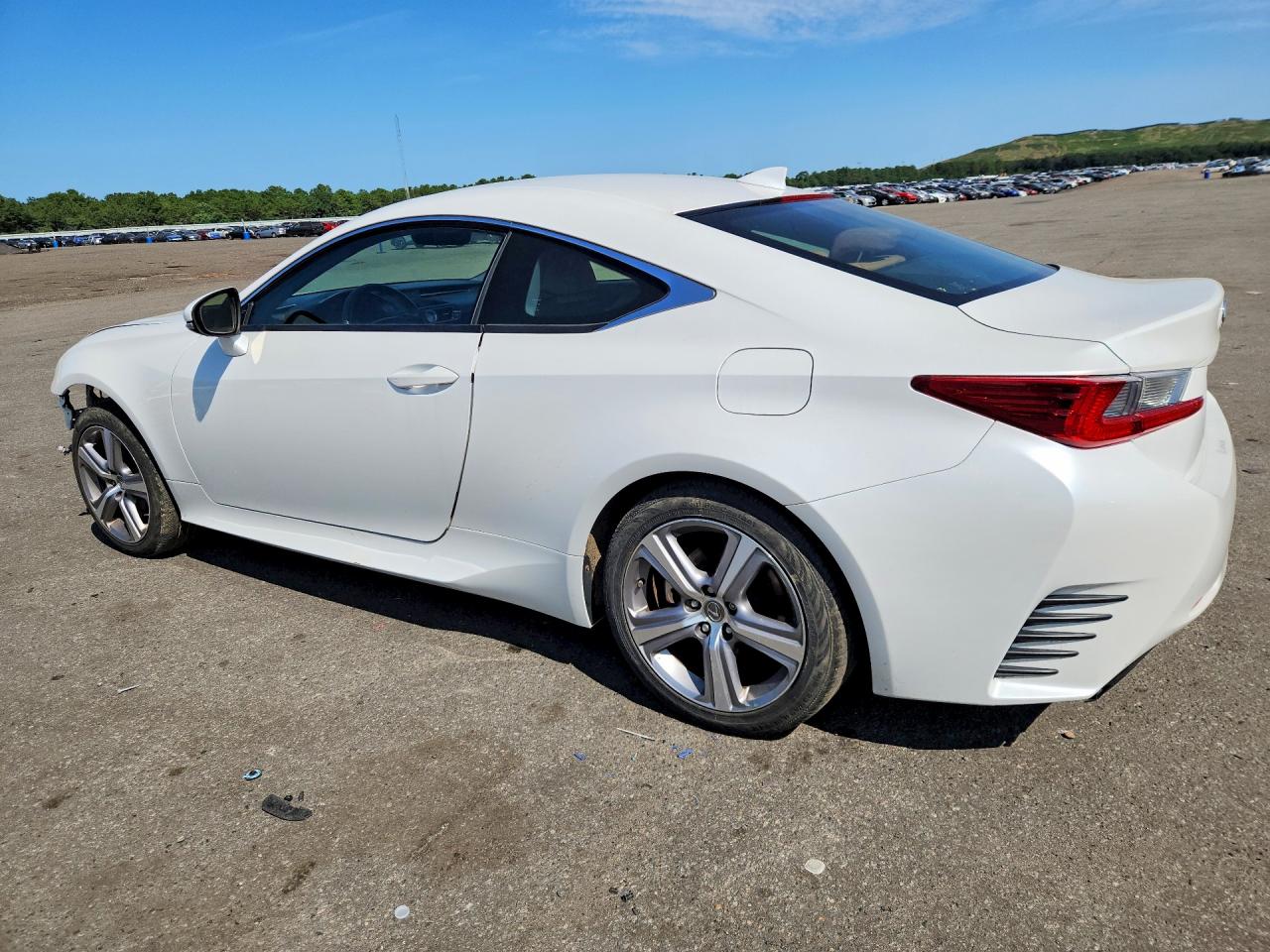 2015 Lexus Rc 350 White vin: JTHSE5BC0F5001089