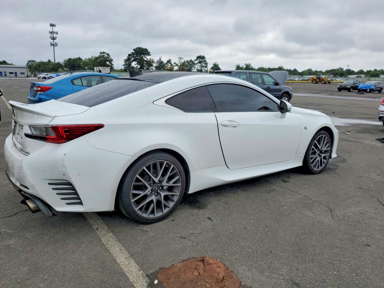 2015 Lexus Rc 350 White vin: JTHSE5BC0F5003926