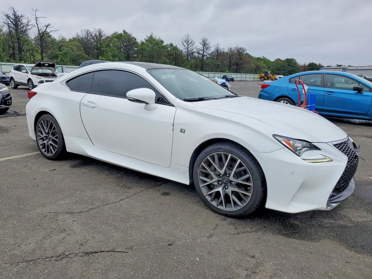 2015 Lexus Rc 350 White vin: JTHSE5BC0F5003926