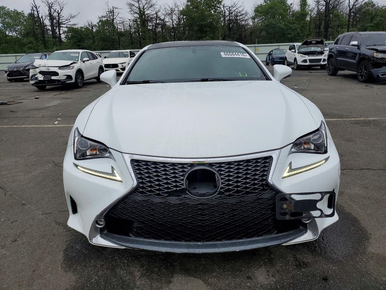 2015 Lexus Rc 350 White vin: JTHSE5BC0F5003926