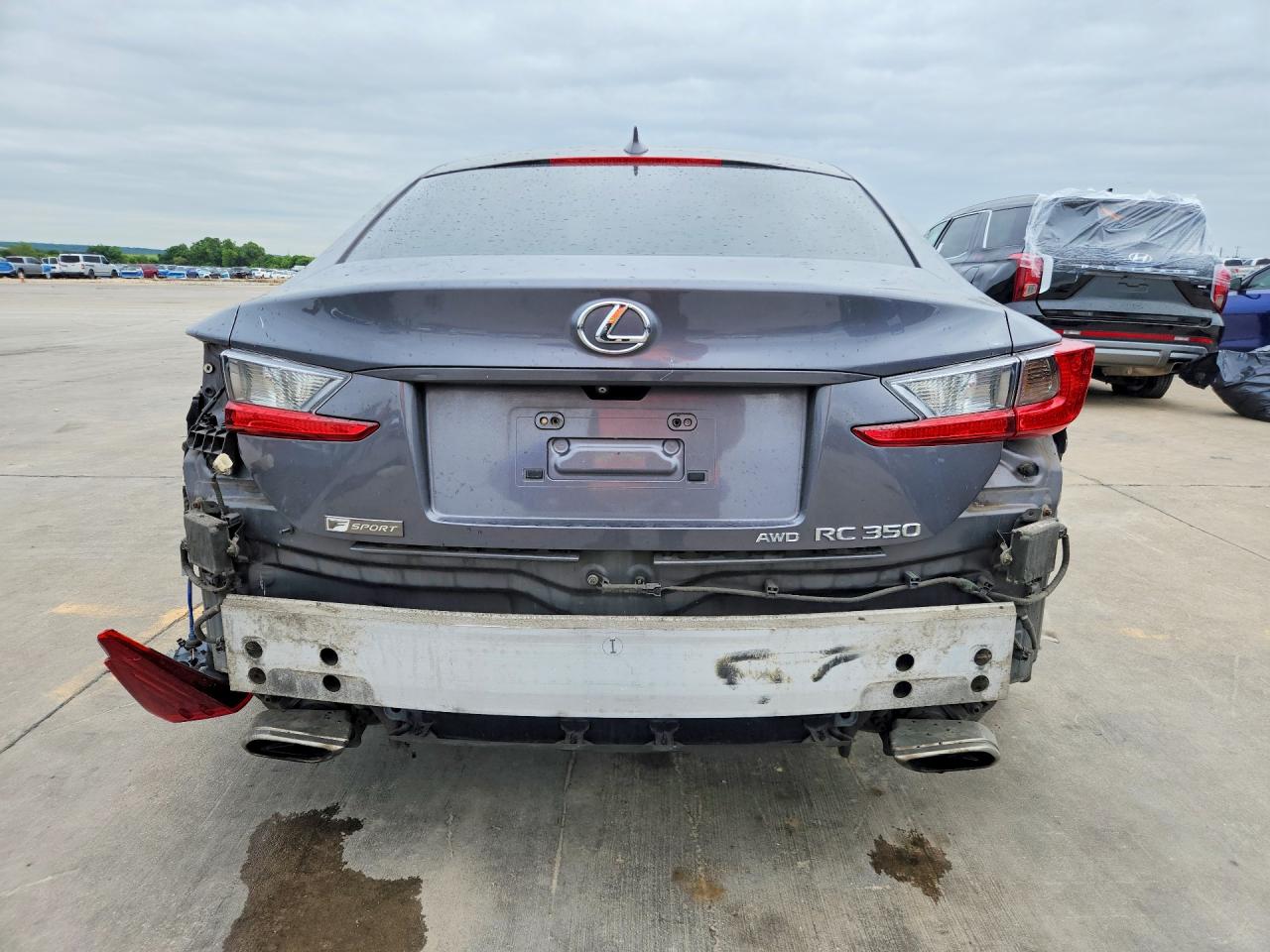 2015 Lexus Rc 350 Gray vin: JTHSE5BC0F5004008