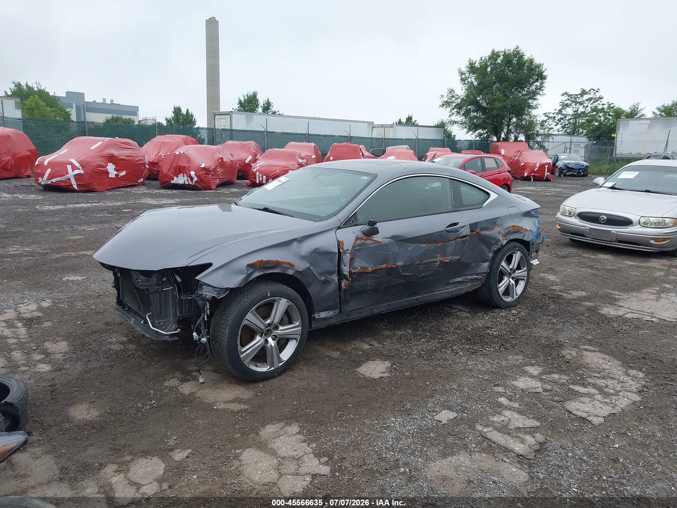 2015 Lexus Rc 350   Gray vin: JTHSE5BC0F5004204