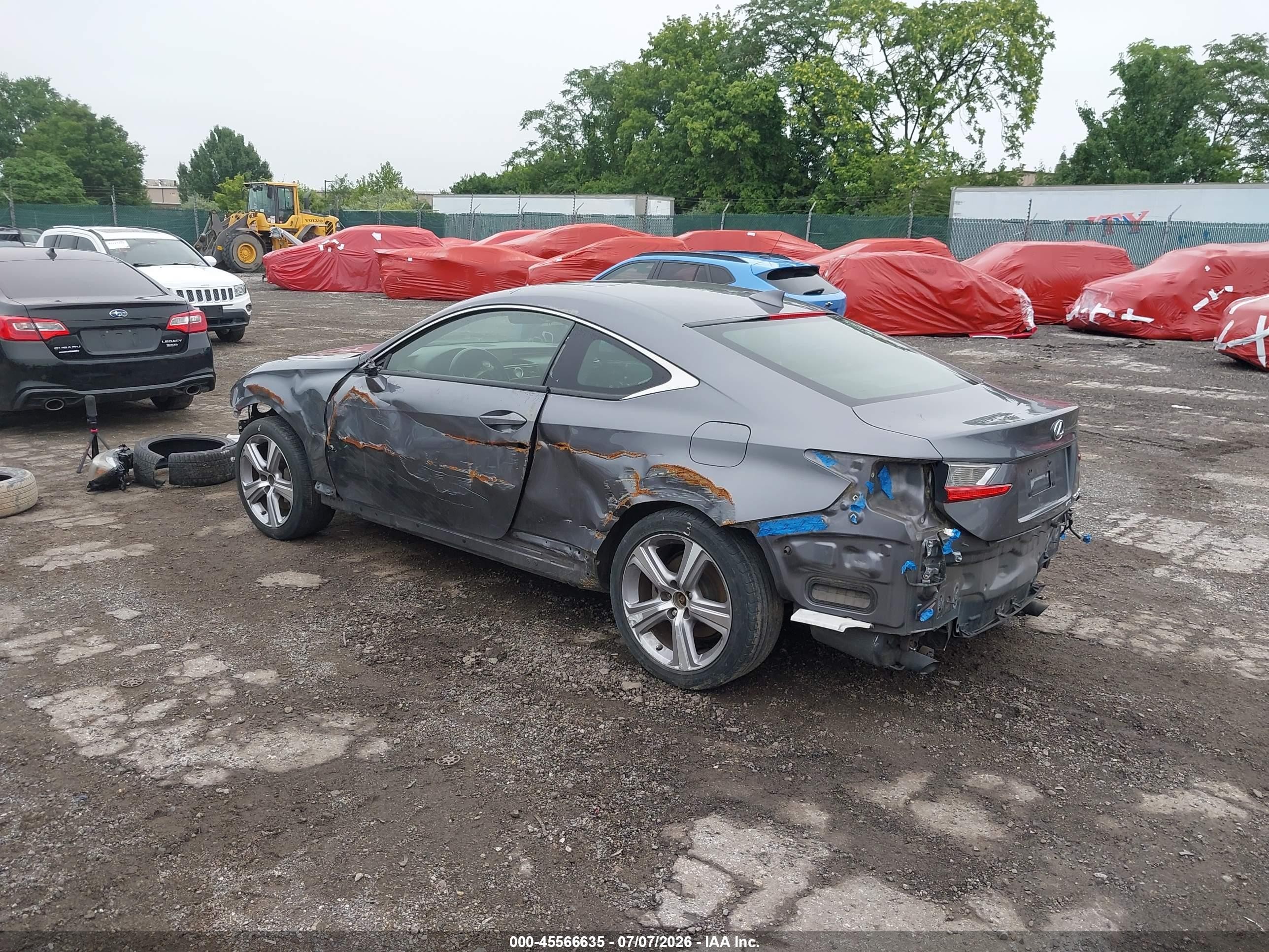 2015 Lexus Rc 350   Gray vin: JTHSE5BC0F5004204