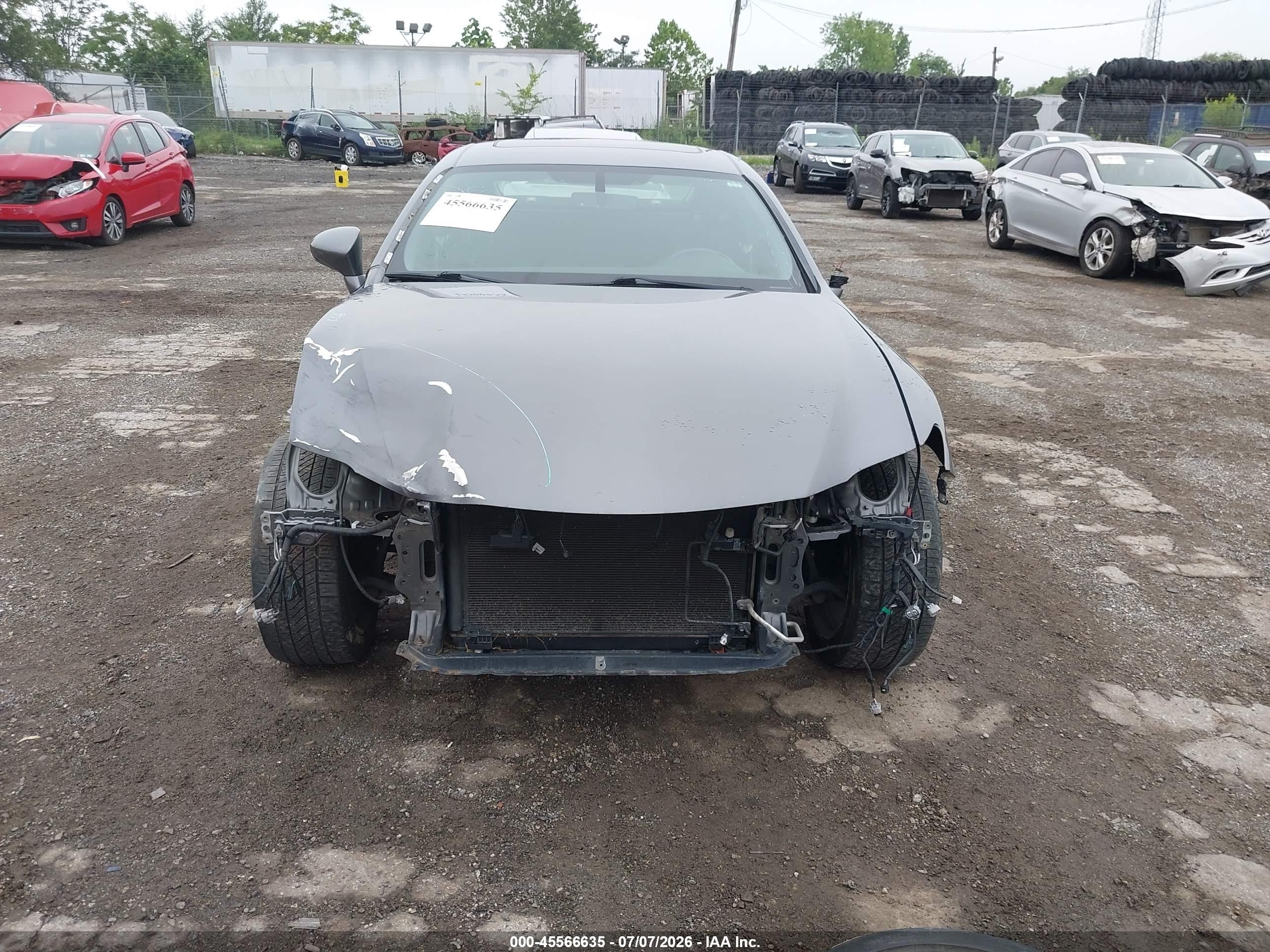 2015 Lexus Rc 350   Gray vin: JTHSE5BC0F5004204