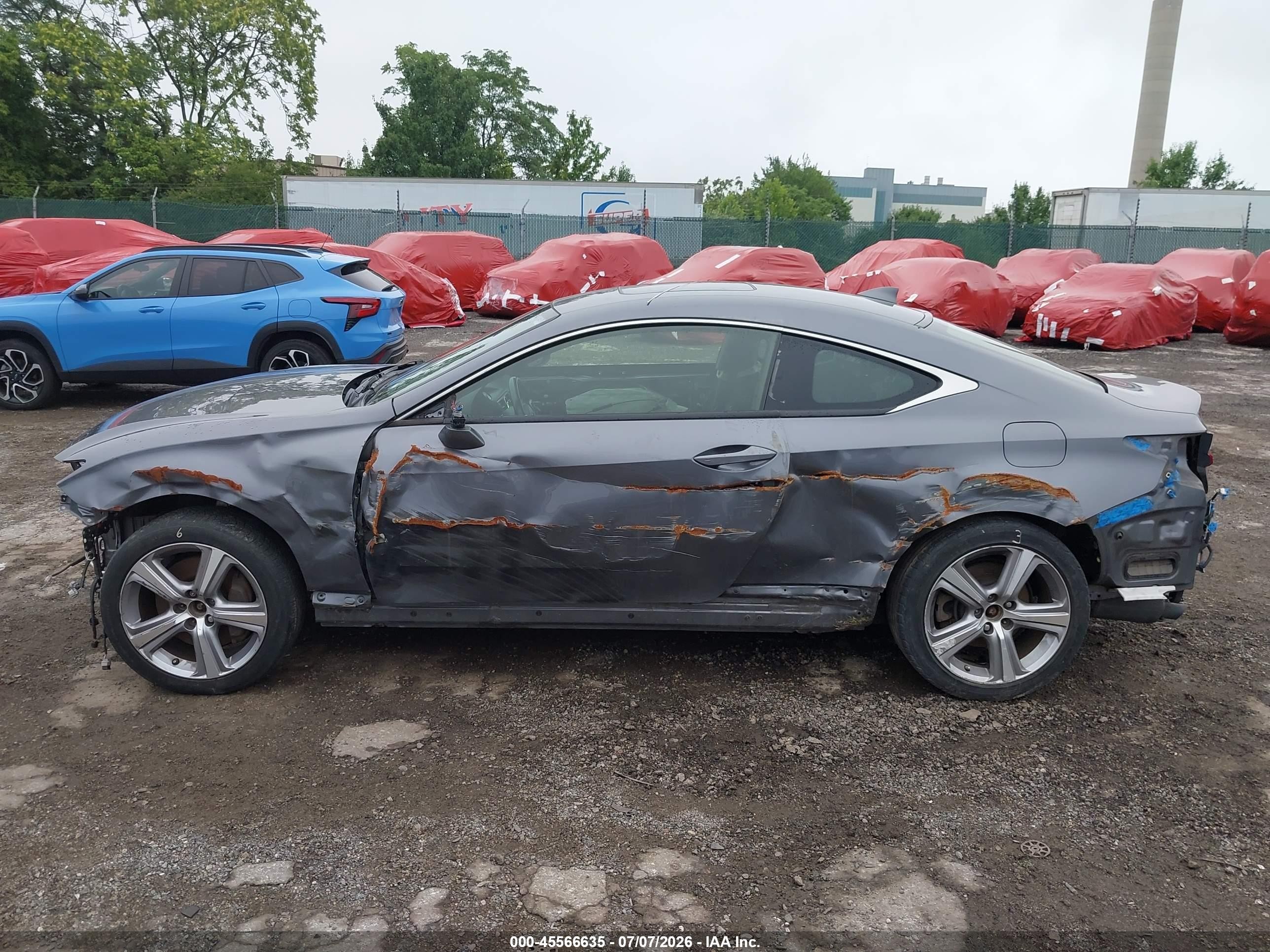 2015 Lexus Rc 350   Gray vin: JTHSE5BC0F5004204
