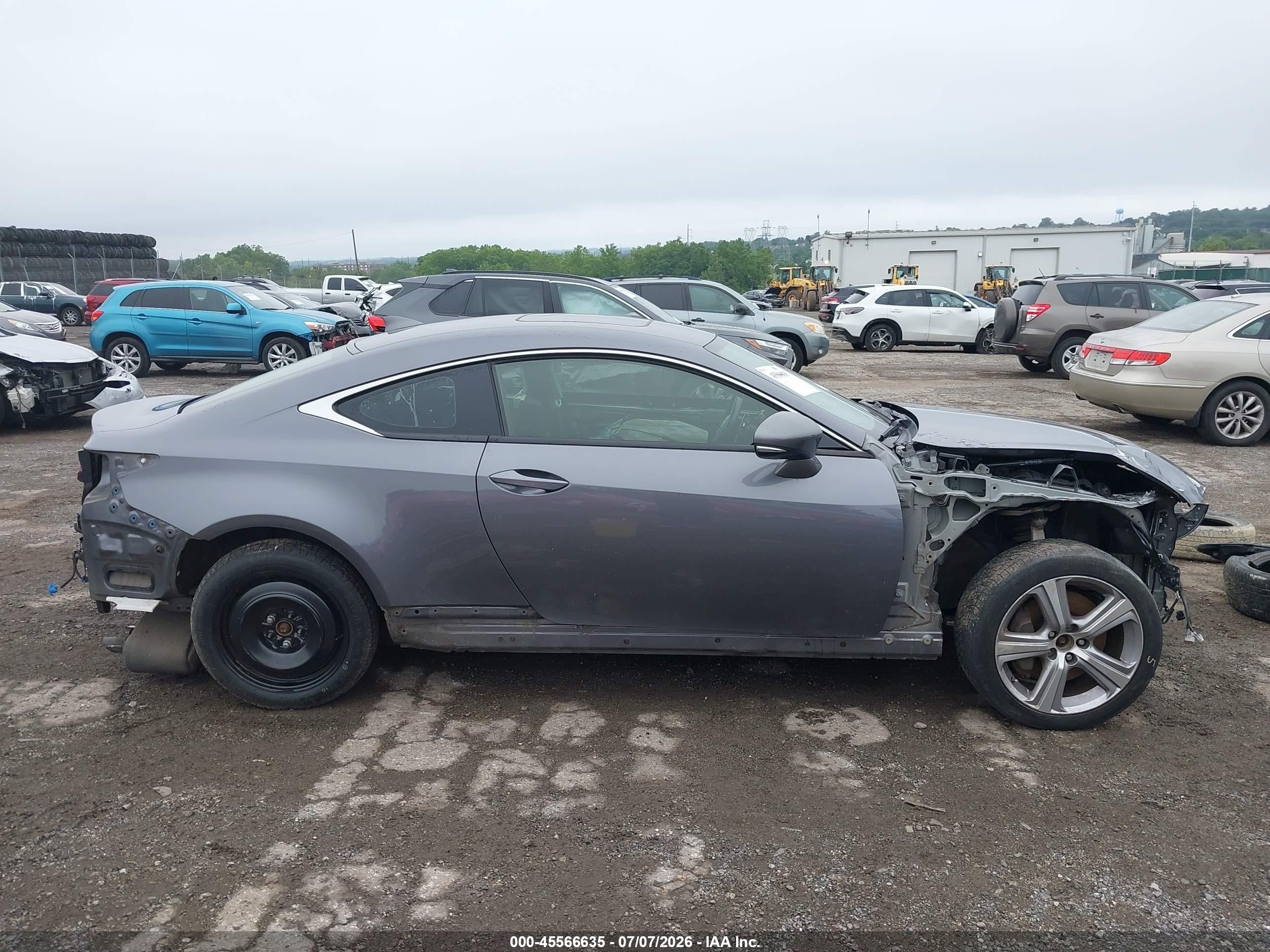 2015 Lexus Rc 350   Gray vin: JTHSE5BC0F5004204