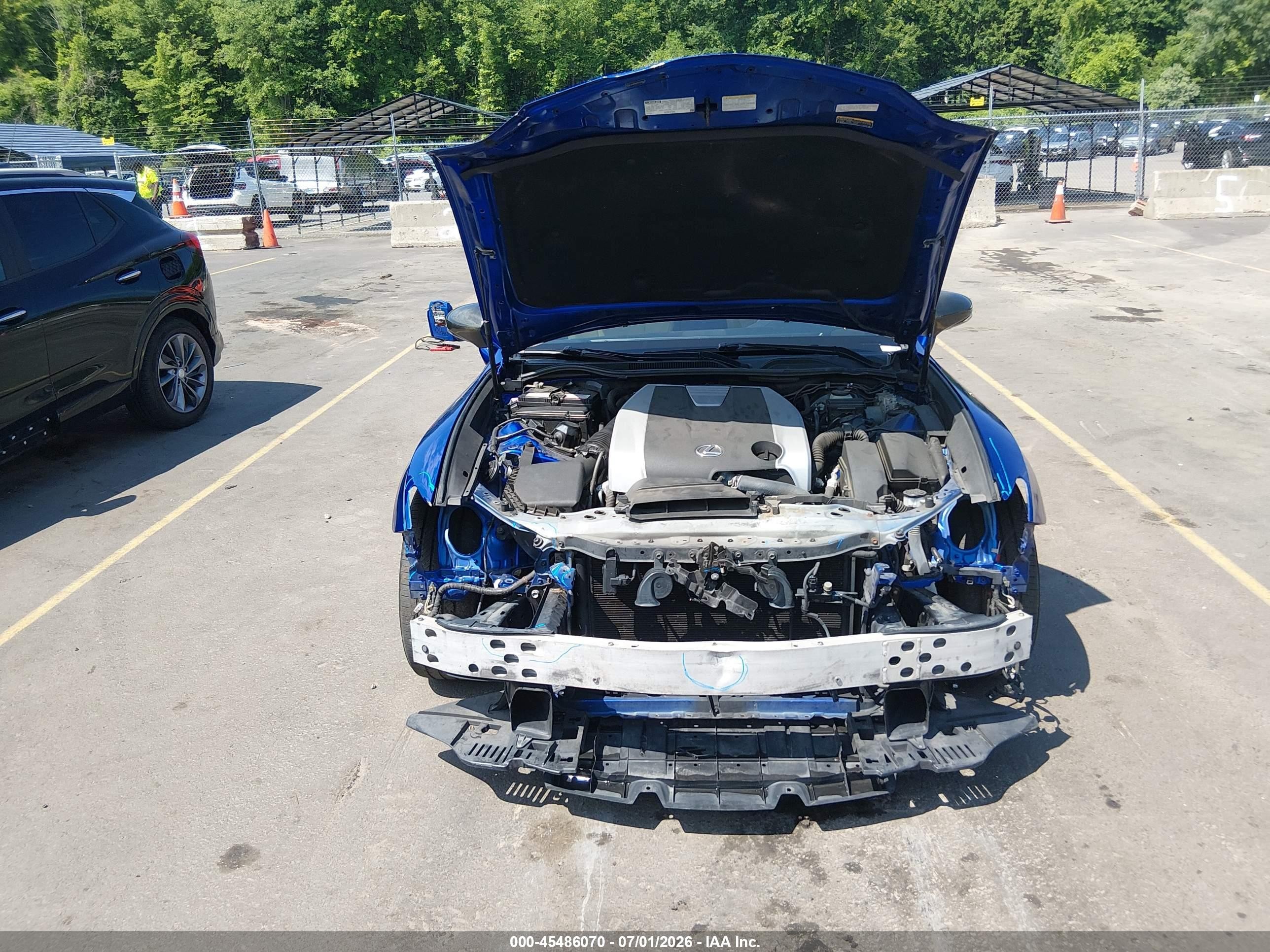 2015 Lexus Rc 350   Blue vin: JTHSE5BC1F5000243