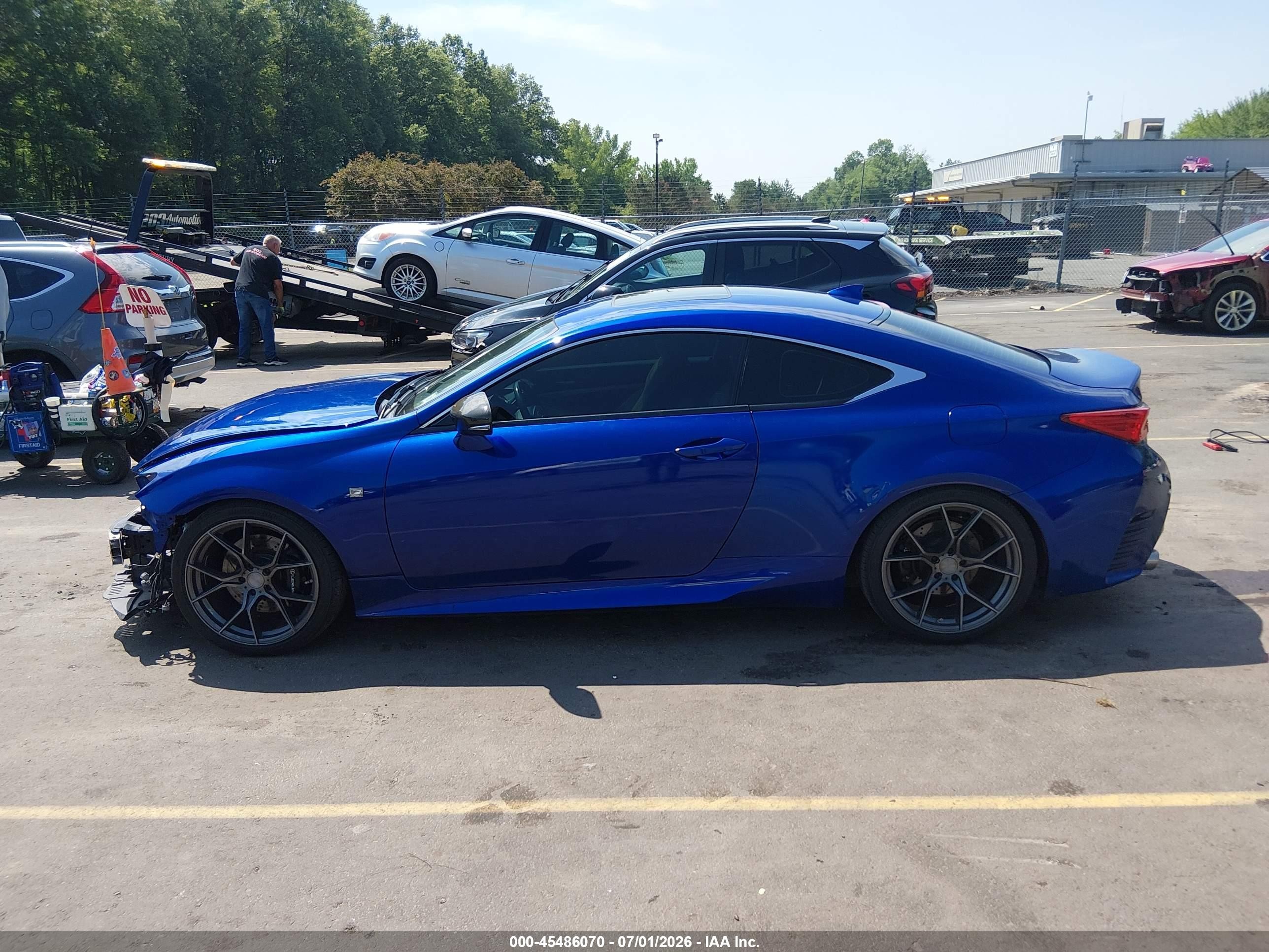 2015 Lexus Rc 350   Blue vin: JTHSE5BC1F5000243