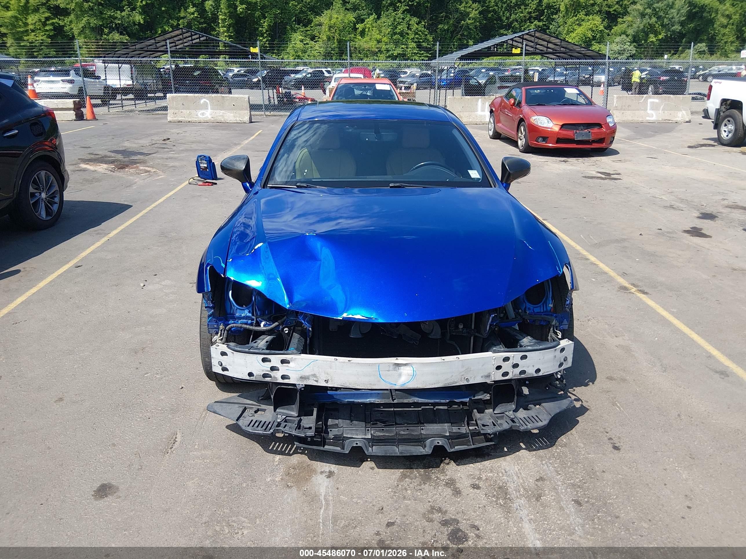 2015 Lexus Rc 350   Blue vin: JTHSE5BC1F5000243