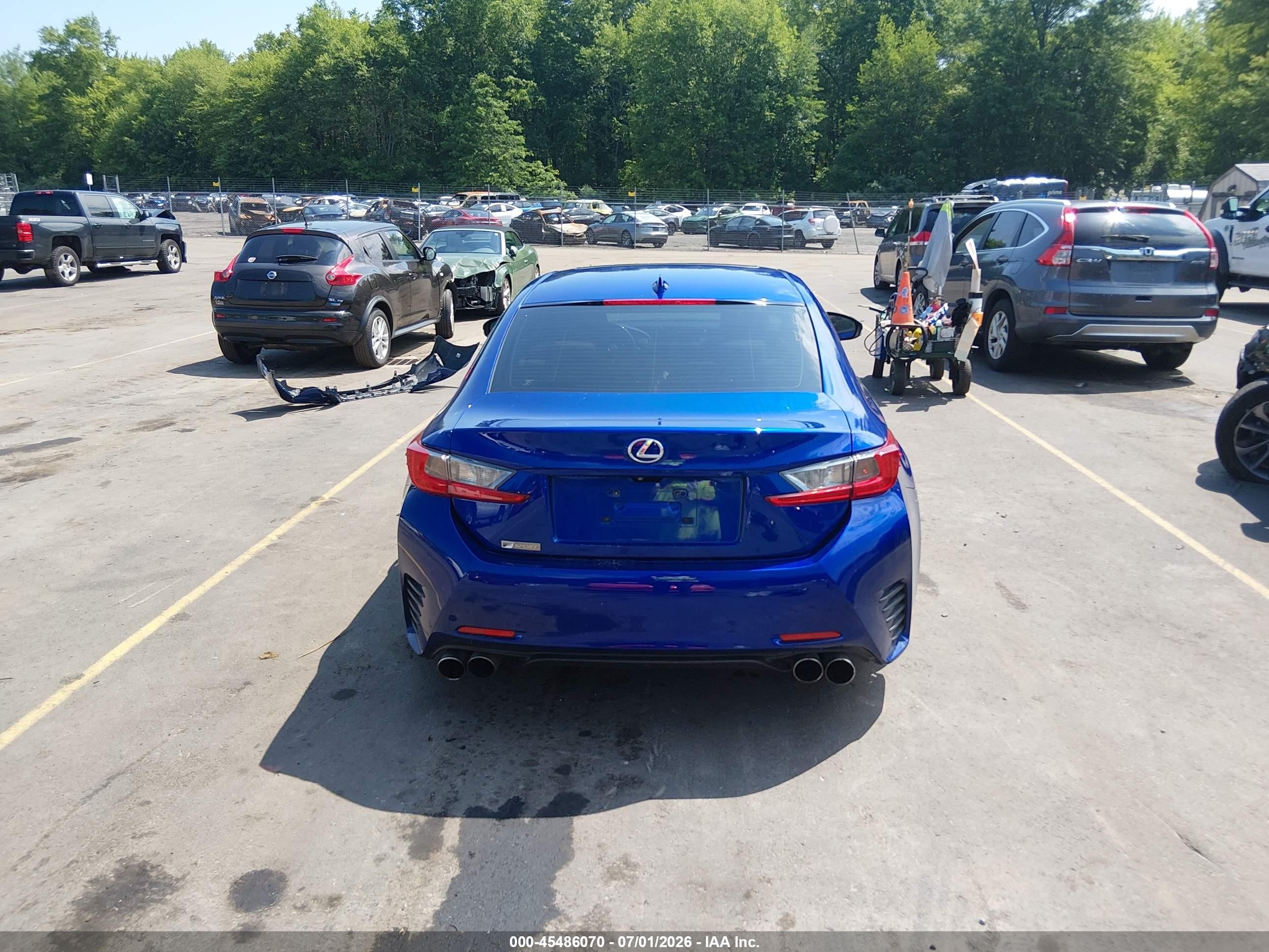 2015 Lexus Rc 350   Blue vin: JTHSE5BC1F5000243