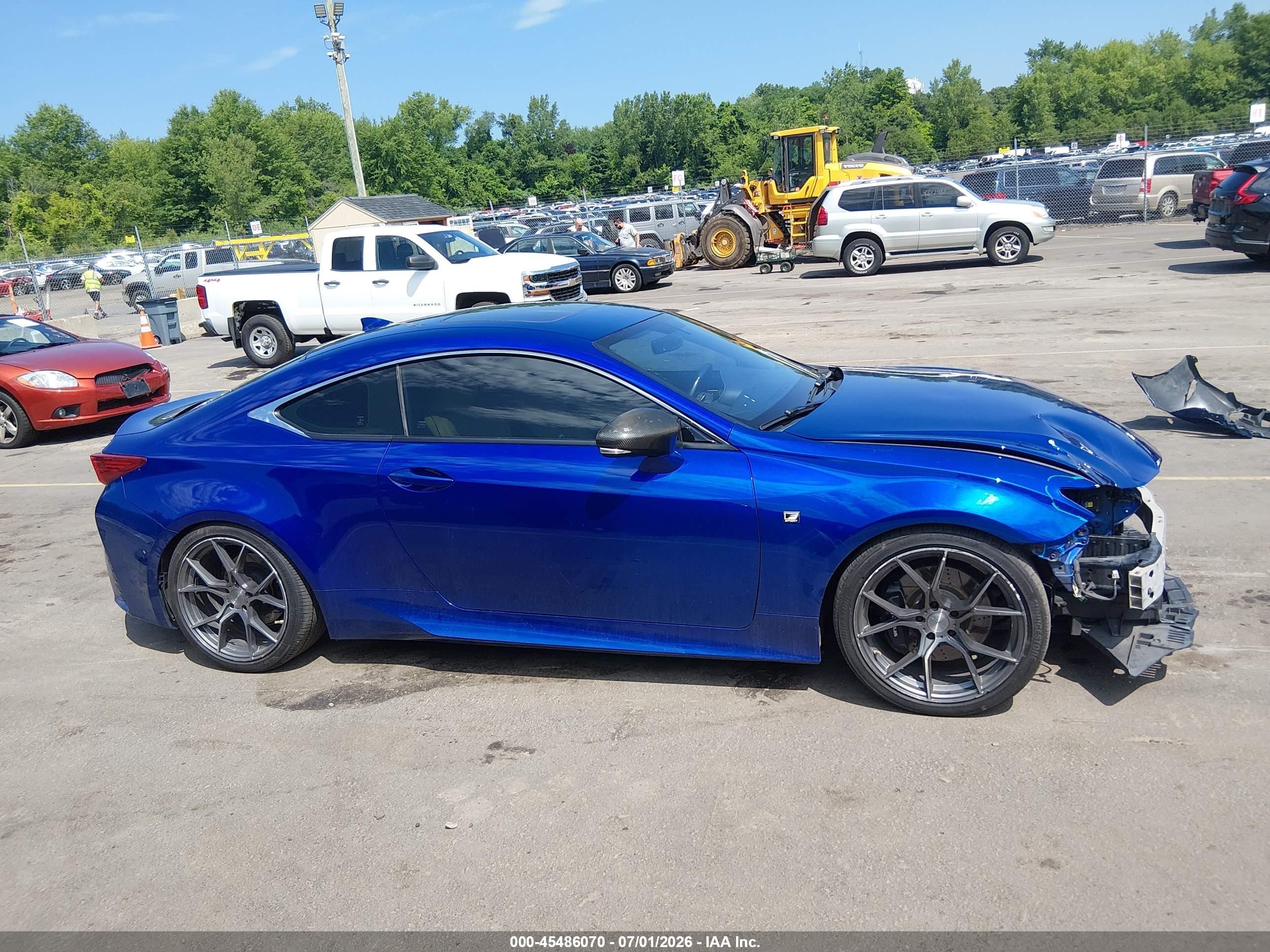2015 Lexus Rc 350   Blue vin: JTHSE5BC1F5000243
