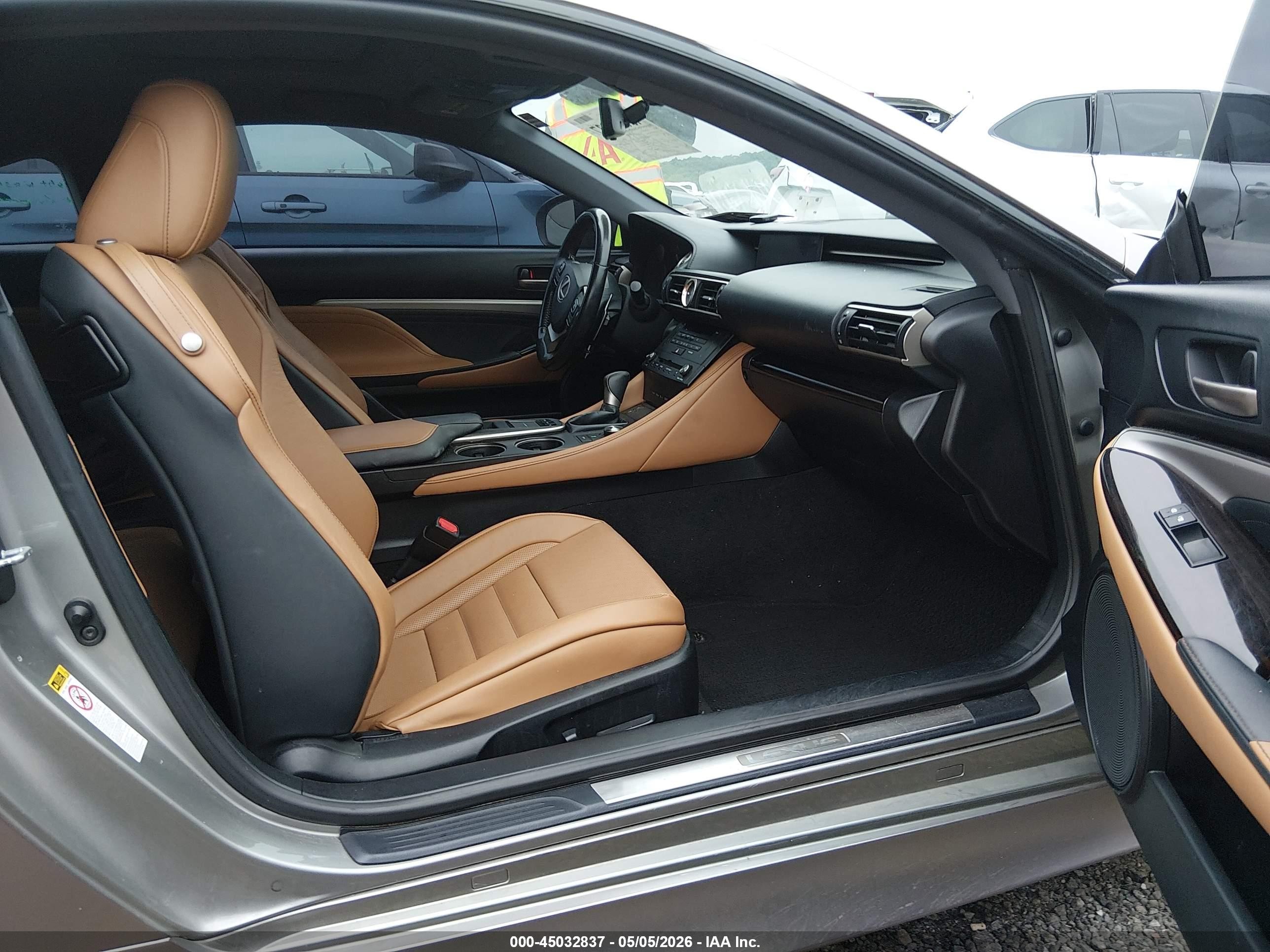 2015 Lexus Rc 350 Gray vin: JTHSE5BC1F5002560