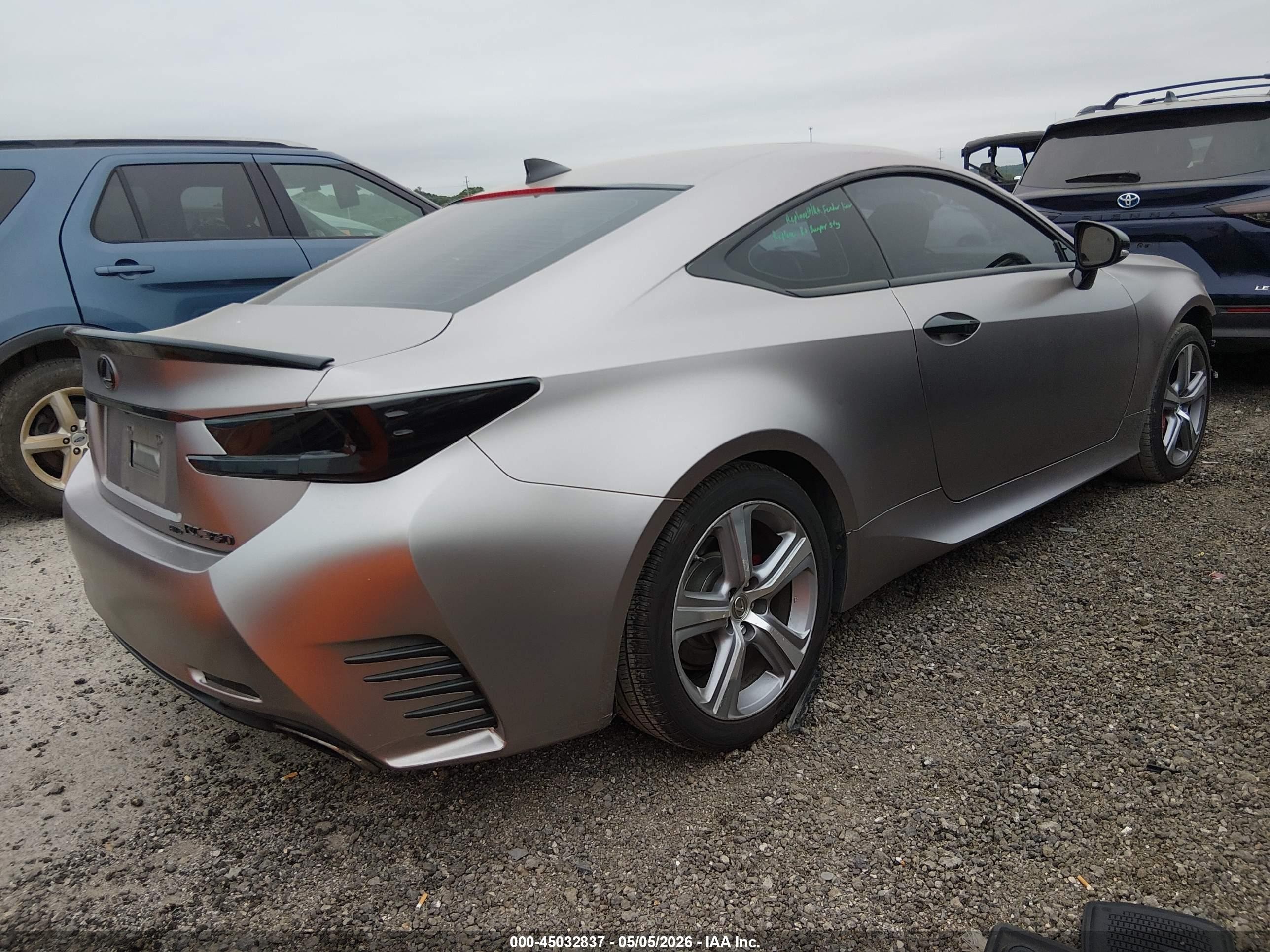 2015 Lexus Rc 350 Gray vin: JTHSE5BC1F5002560