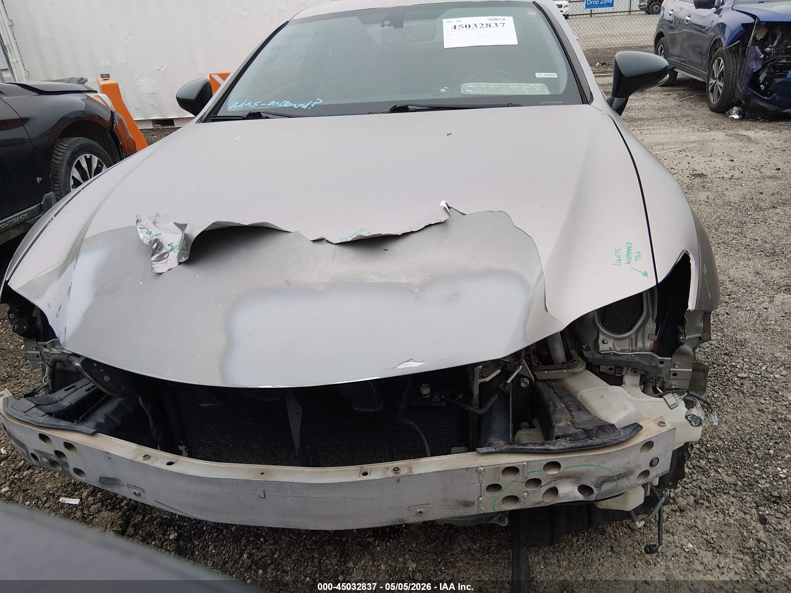 2015 Lexus Rc 350 Gray vin: JTHSE5BC1F5002560